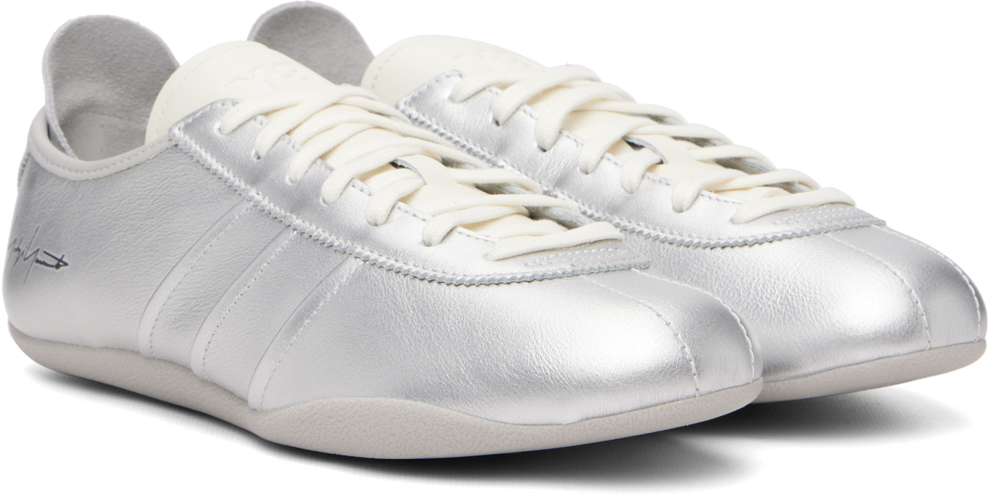 Y-3: Silver Tokyo Sneakers | SSENSE