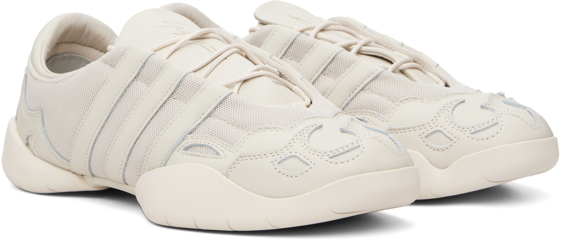 Y-3 - Baskets REGU 2002 beiges