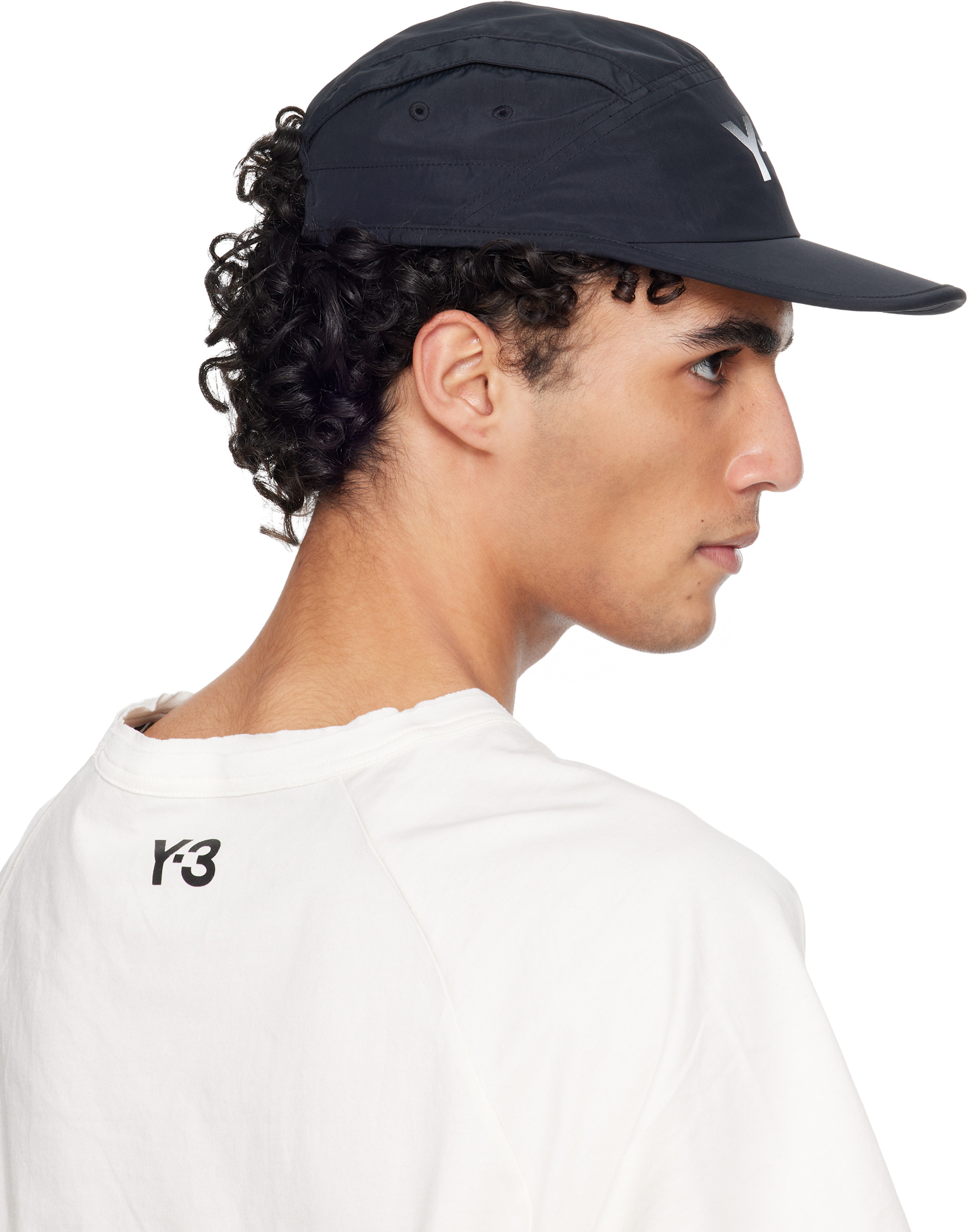 Y-3 - Casquette de course noire