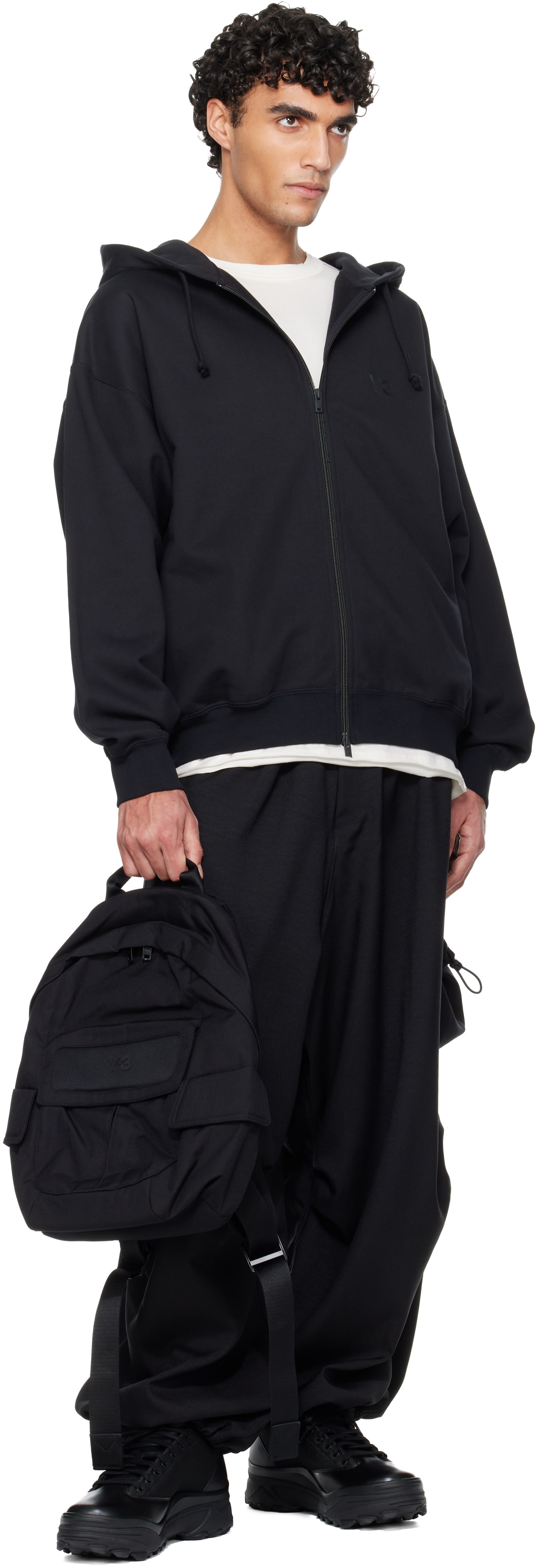 Y-3 - Petit sac à dos noir