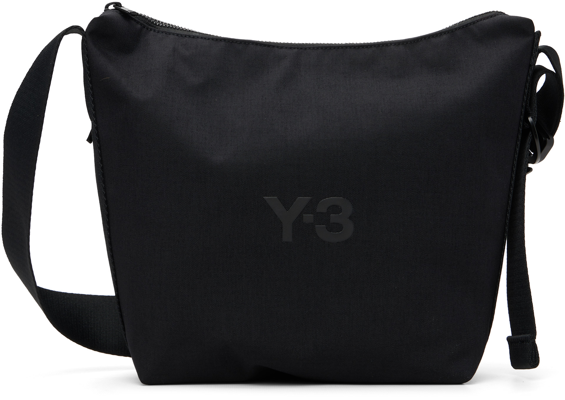 Y-3 - 블랙 스몰 X 바디 메신저백