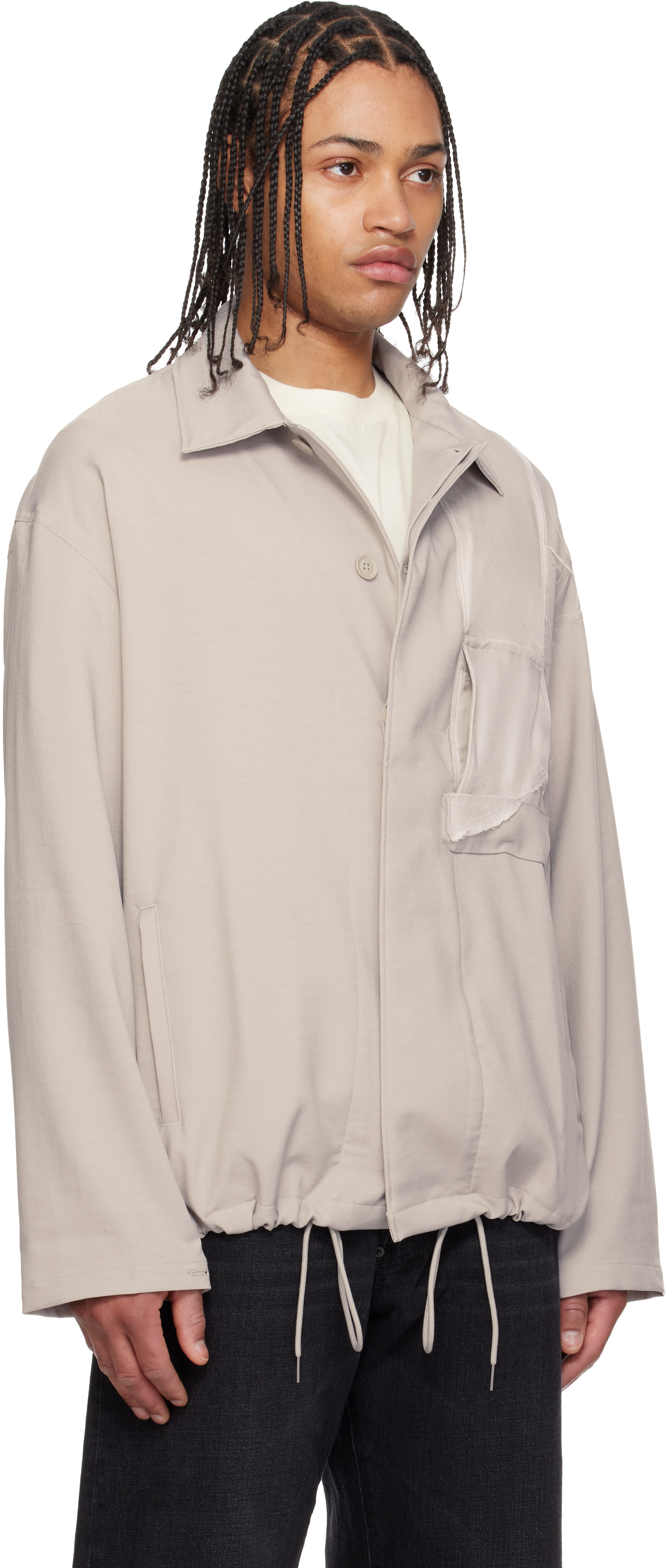 Y-3 - Gray Utility Blouson Jacket