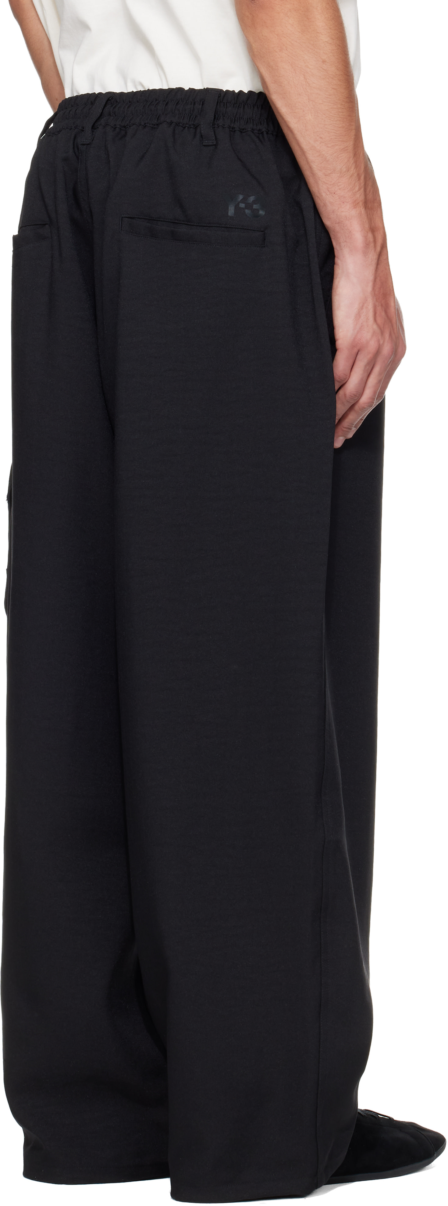 Y-3: Black Sport Uniform Straight Cargo Pants | SSENSE