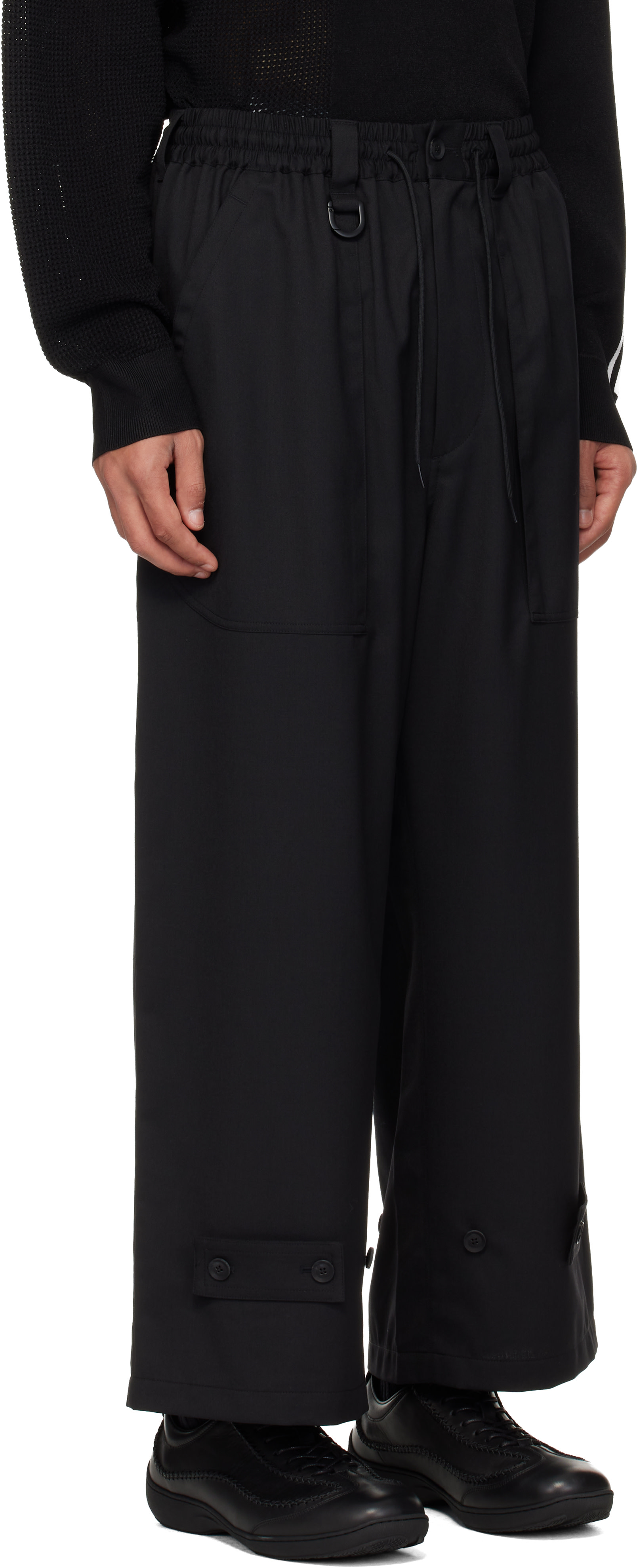 Y-3 - Pantalon ample noir - Sport Uniform