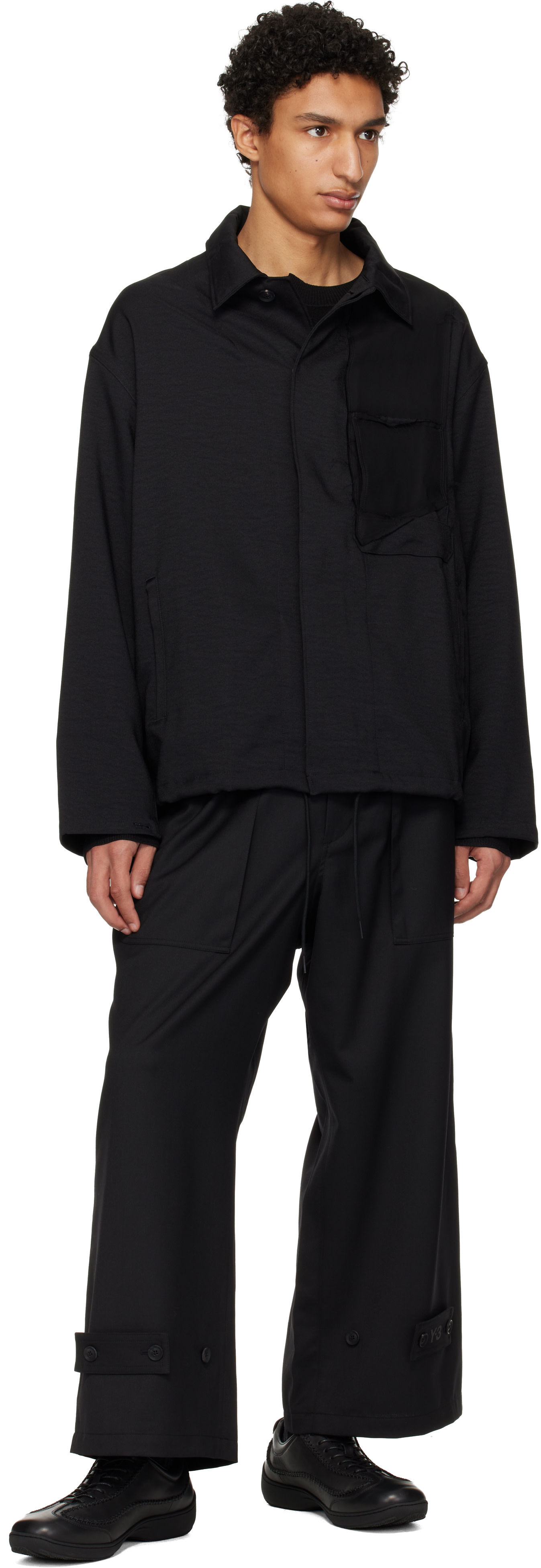 Y-3 - Pantalon ample noir - Sport Uniform