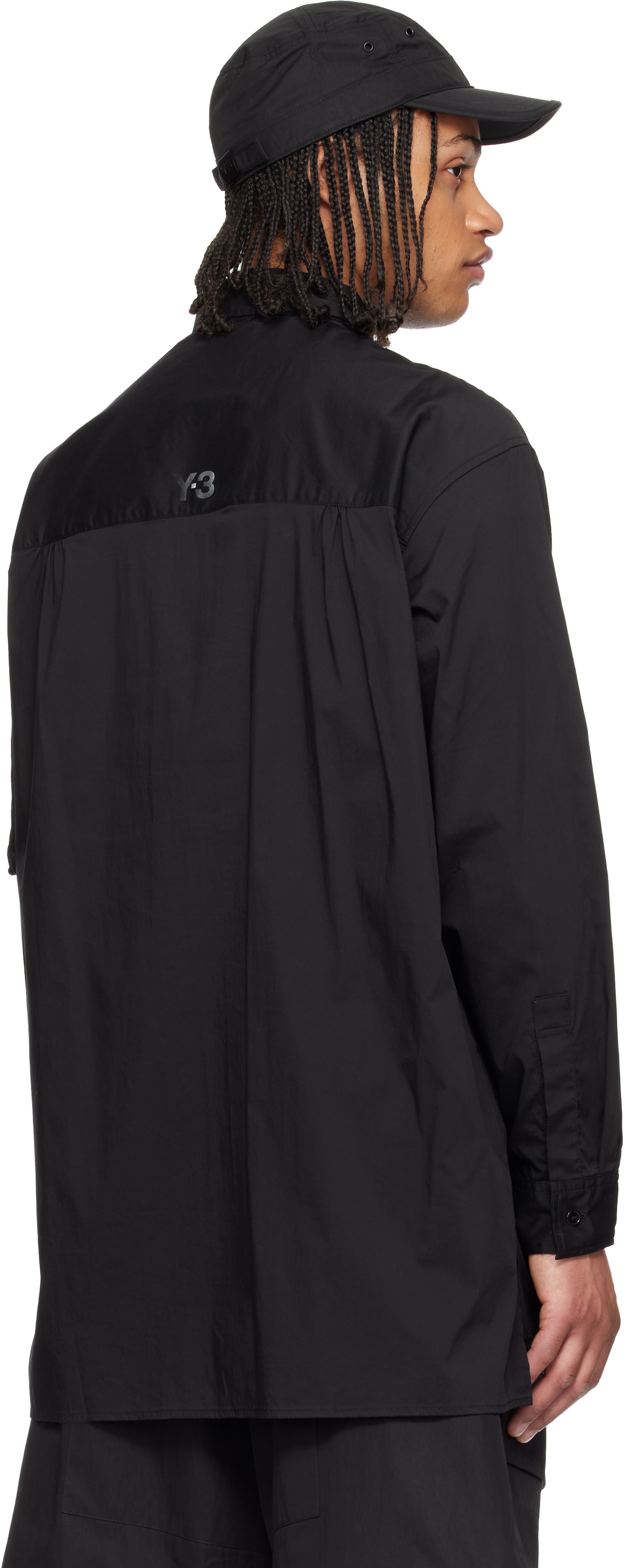 Y-3 - ブラック LS シャツ