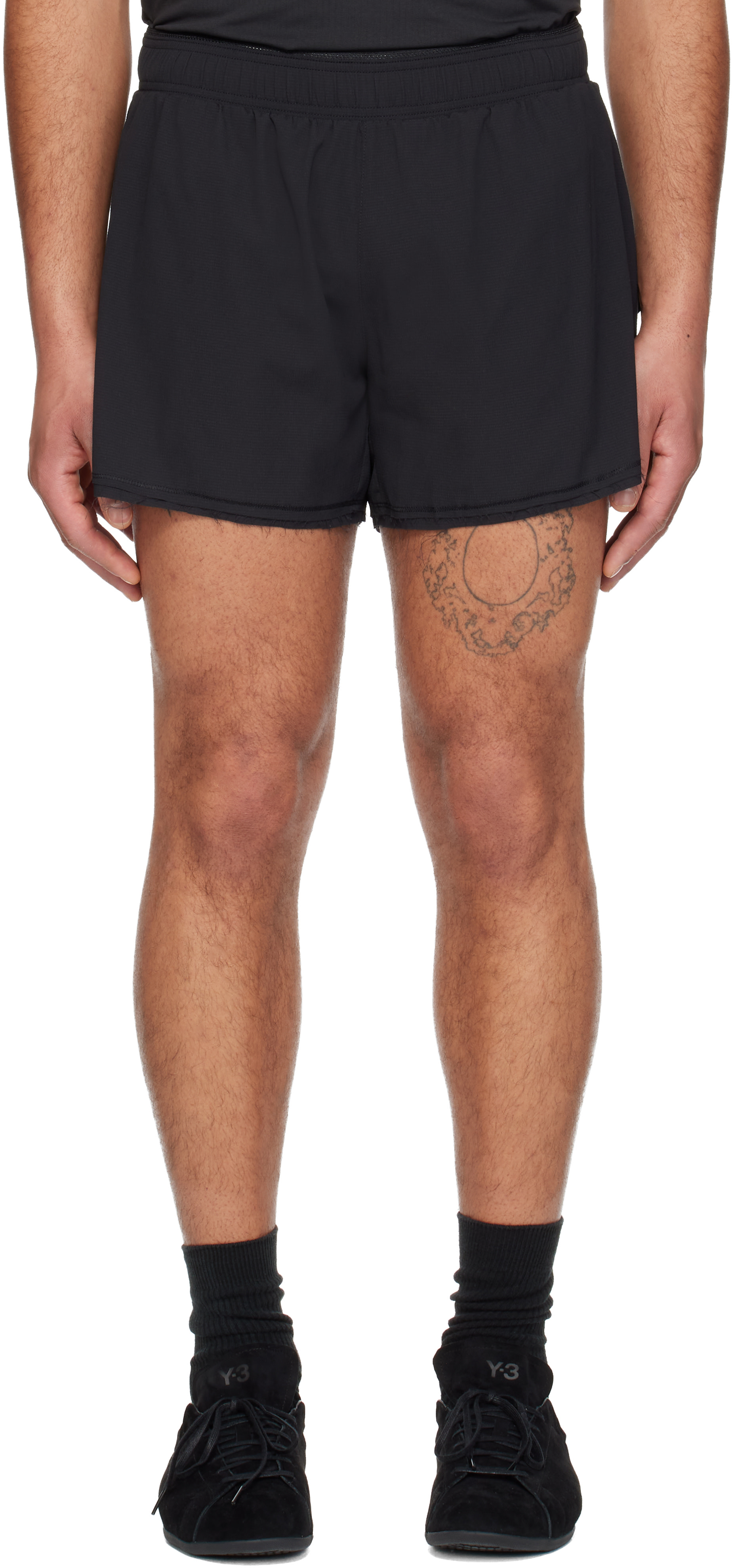 Y-3 - Short de course noir