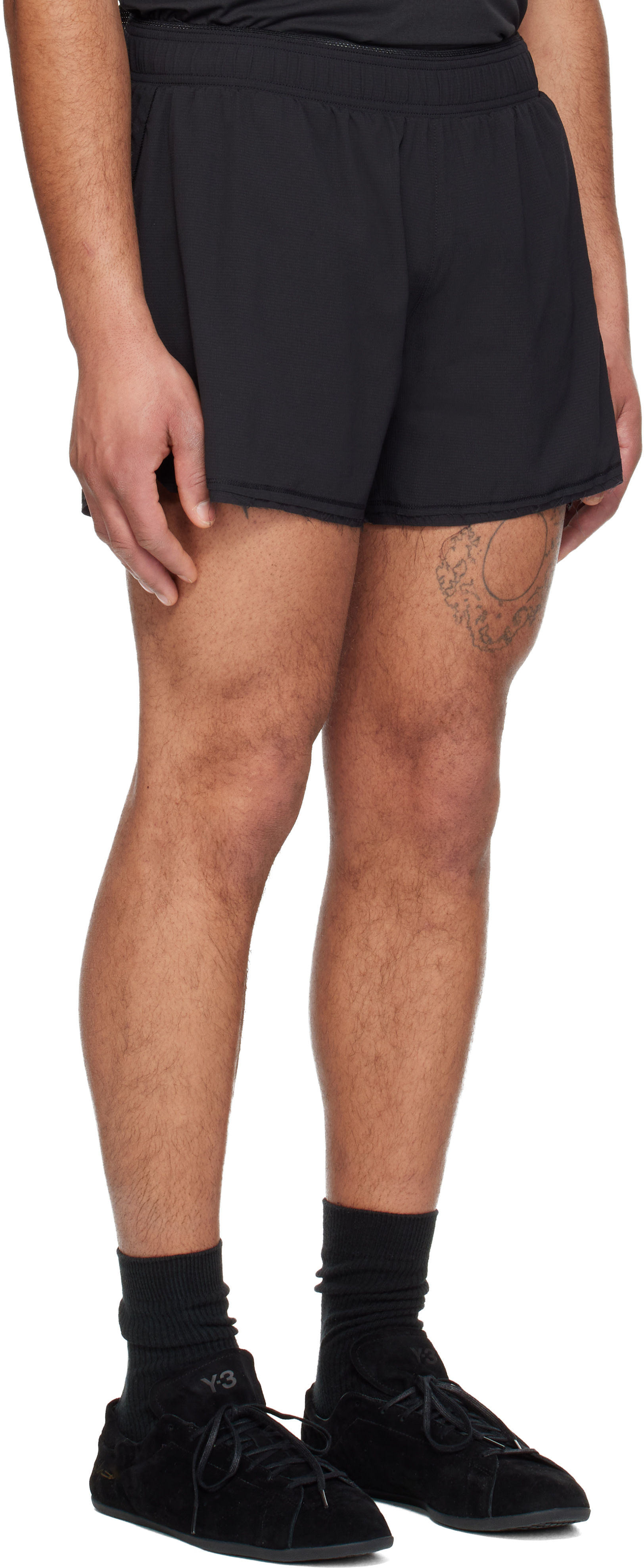 Y-3 - Short de course noir