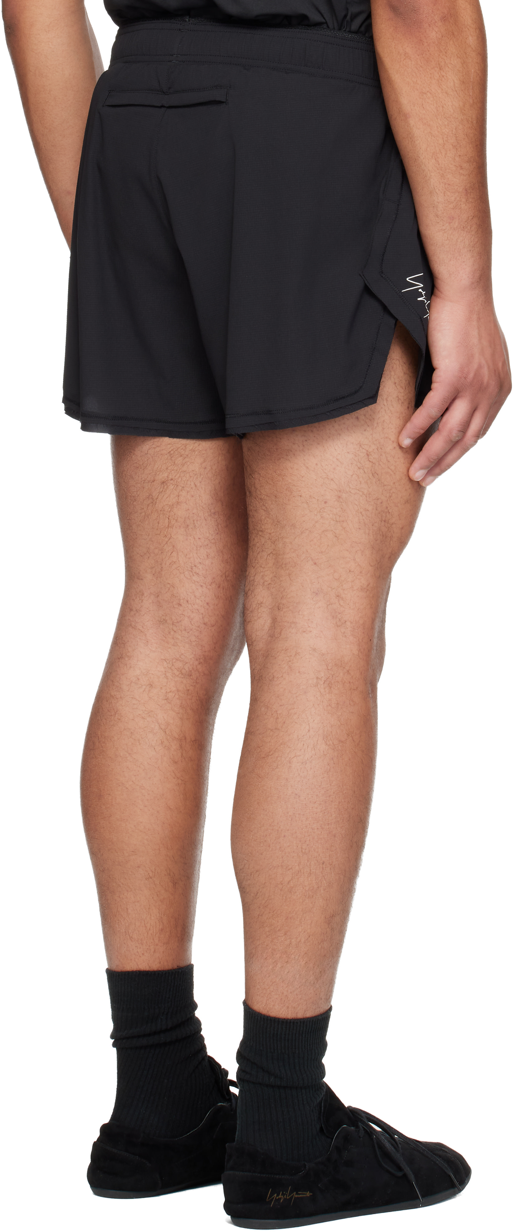 Y-3 - Short de course noir