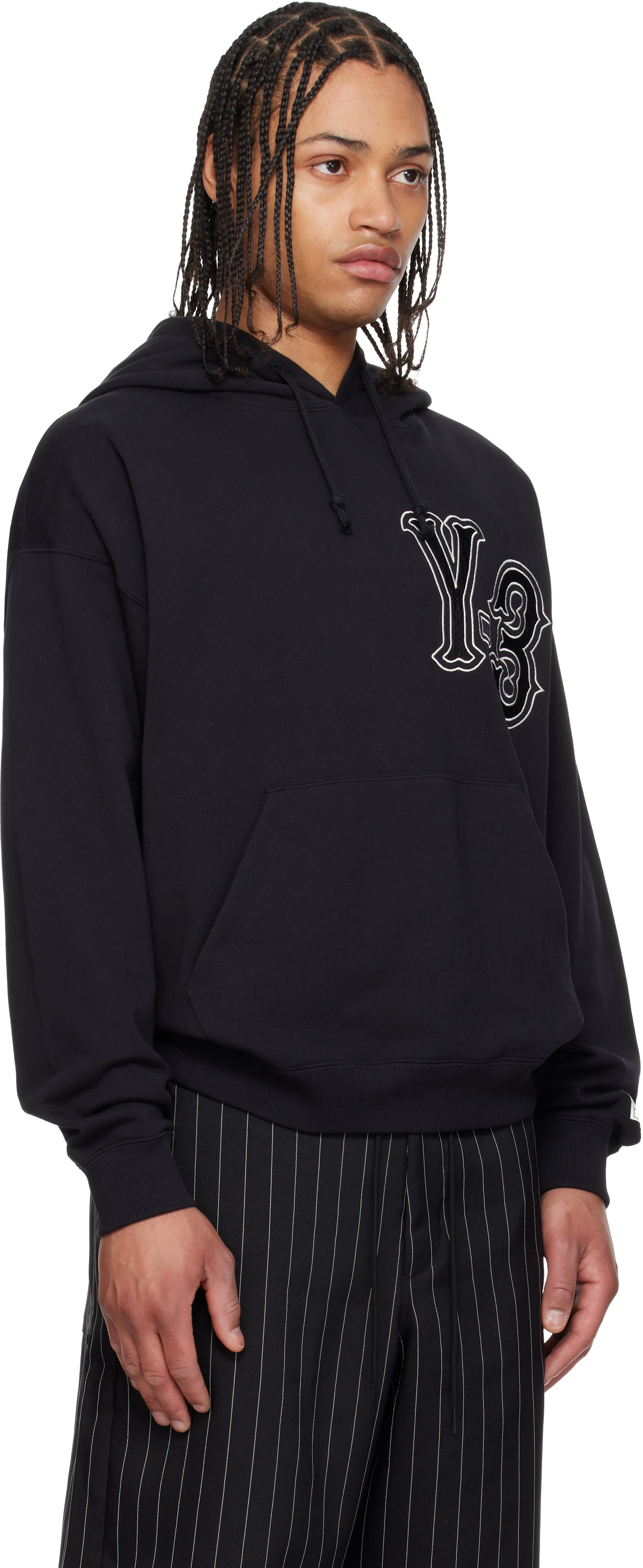Y-3 - Pull à capuche Elite 5 GFX noir