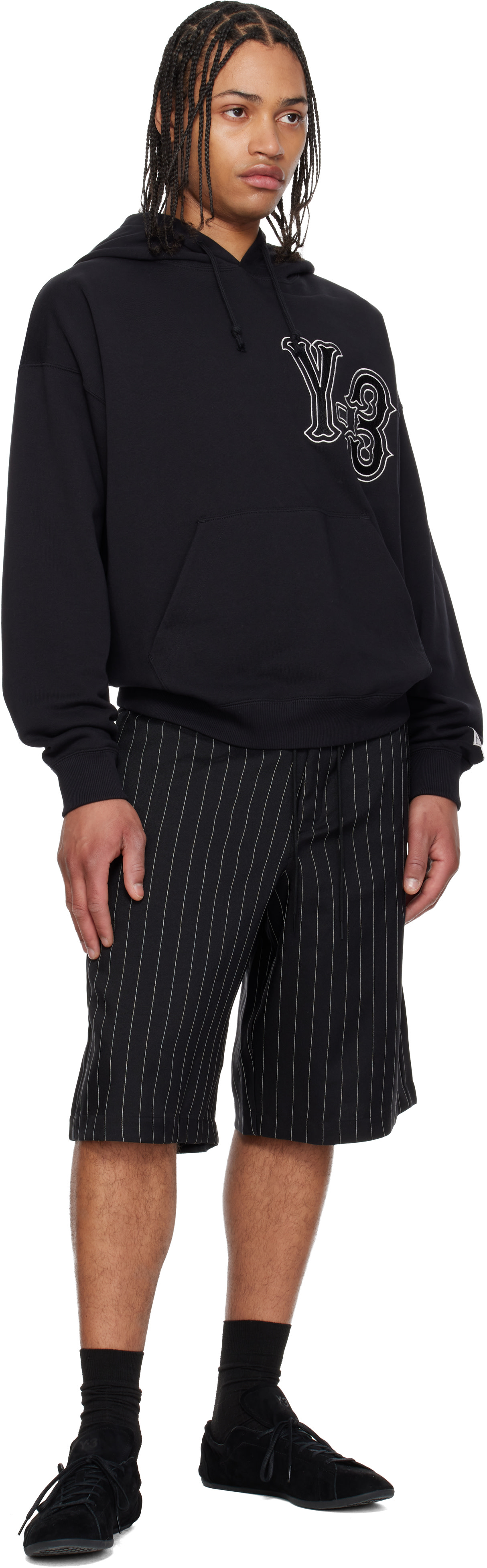 Y-3 - Pull à capuche Elite 5 GFX noir