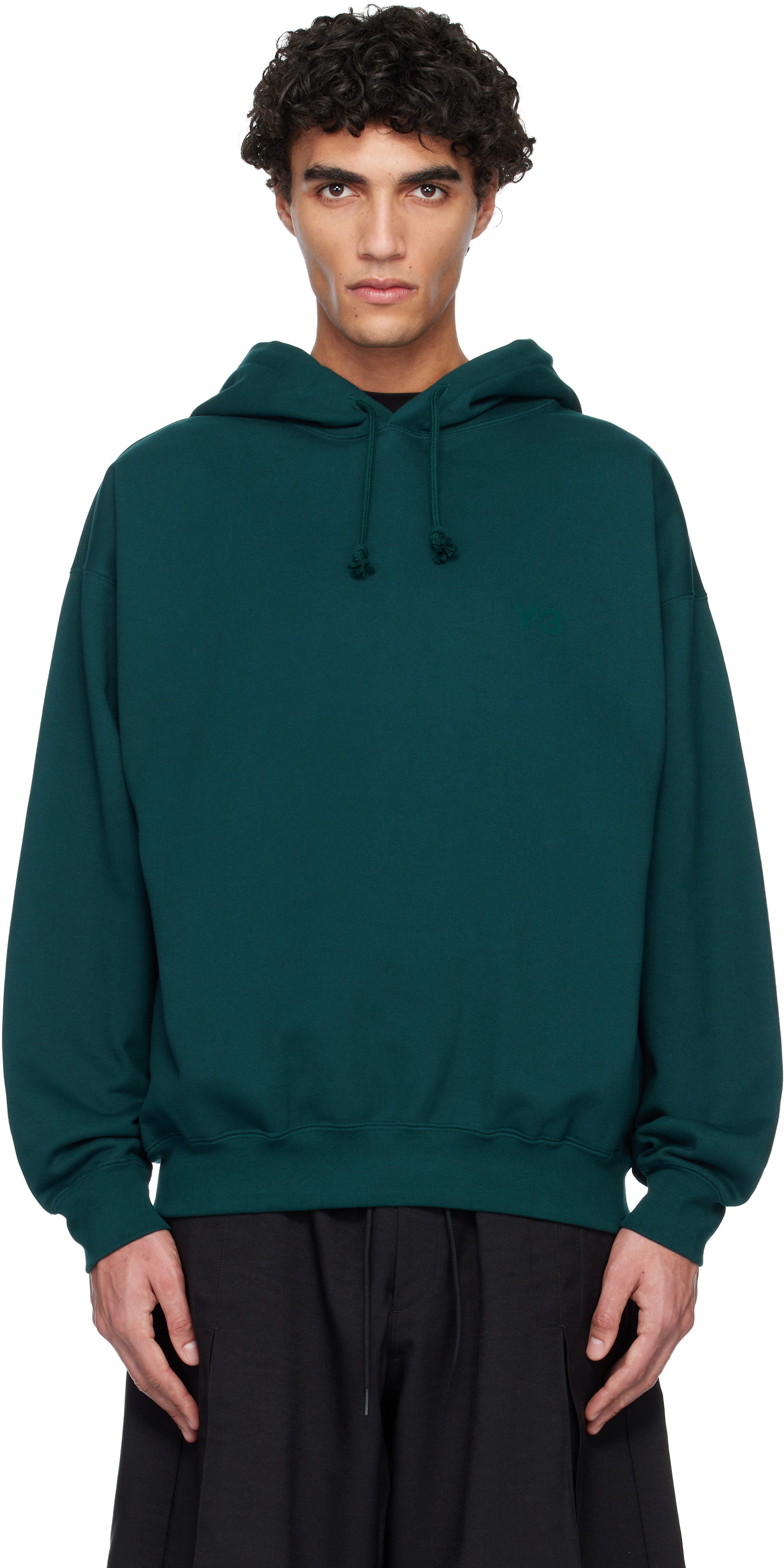 Y-3 - Pull à capuche FT vert