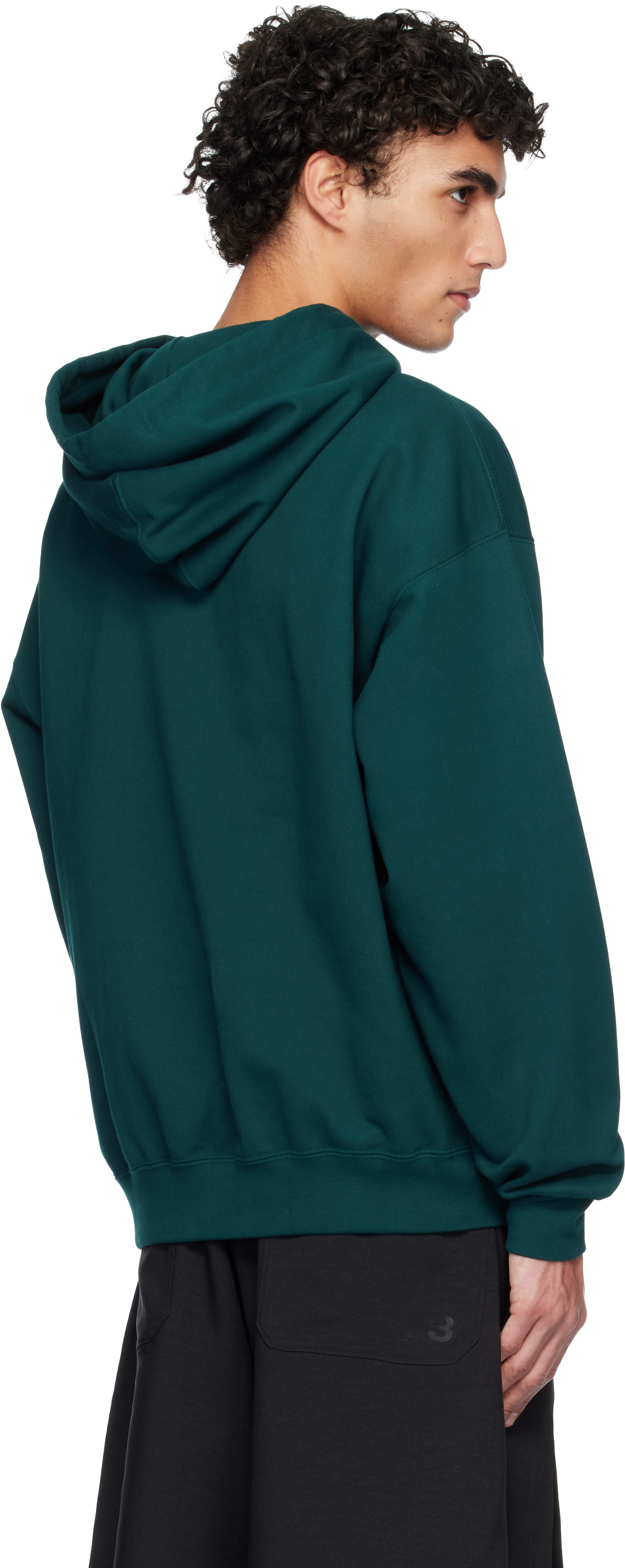 Y-3 - Pull à capuche FT vert