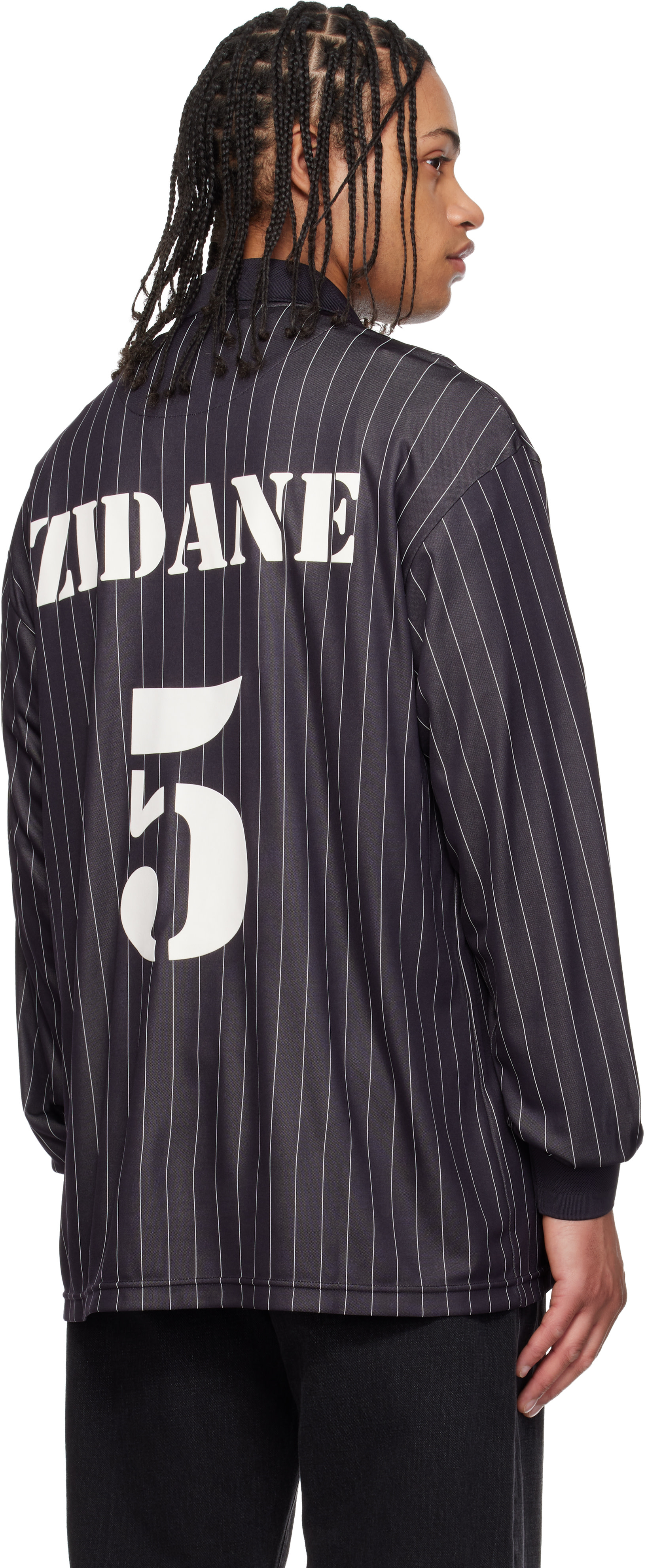 Y-3: ブラック Zinedine Zidane Soccer 長袖 ジャージ トップス