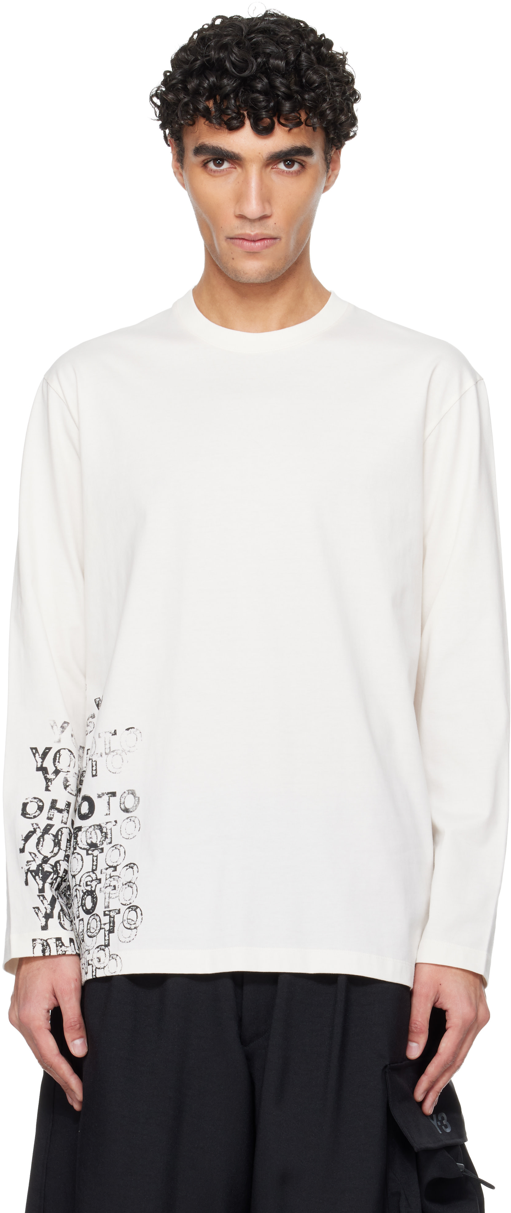 Y-3 - Off-White GFX Long Sleeve T-shirt