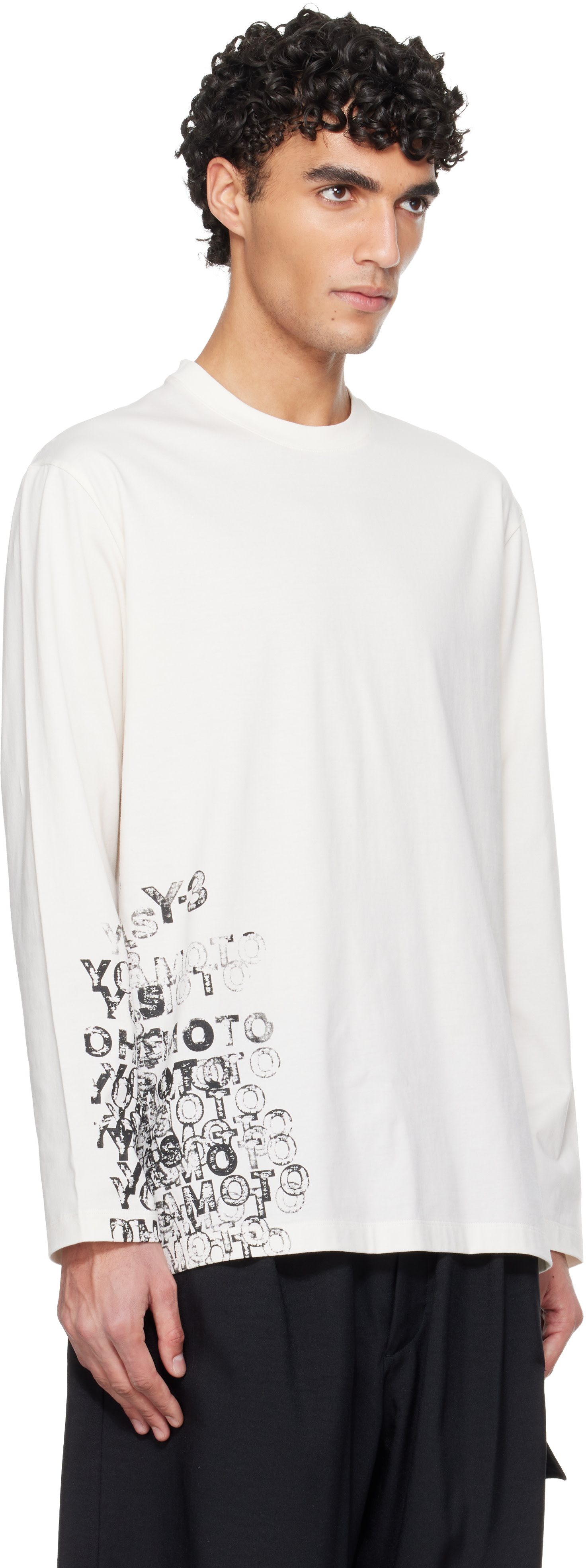 Y-3 - Off-White GFX Long Sleeve T-shirt