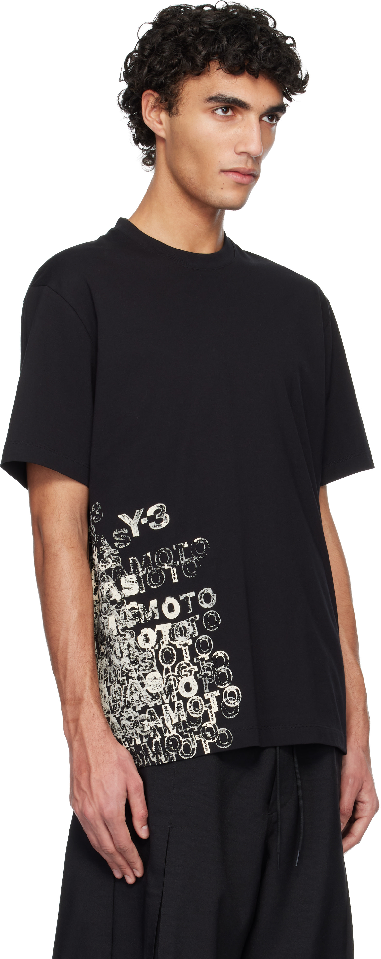 Y-3 - 블랙 GFX 티셔츠