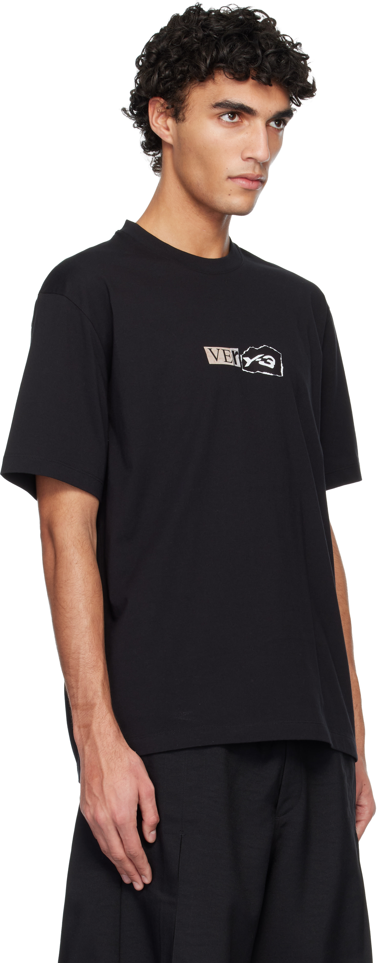 Y-3 - Black GFX Short Sleeve T-shirt