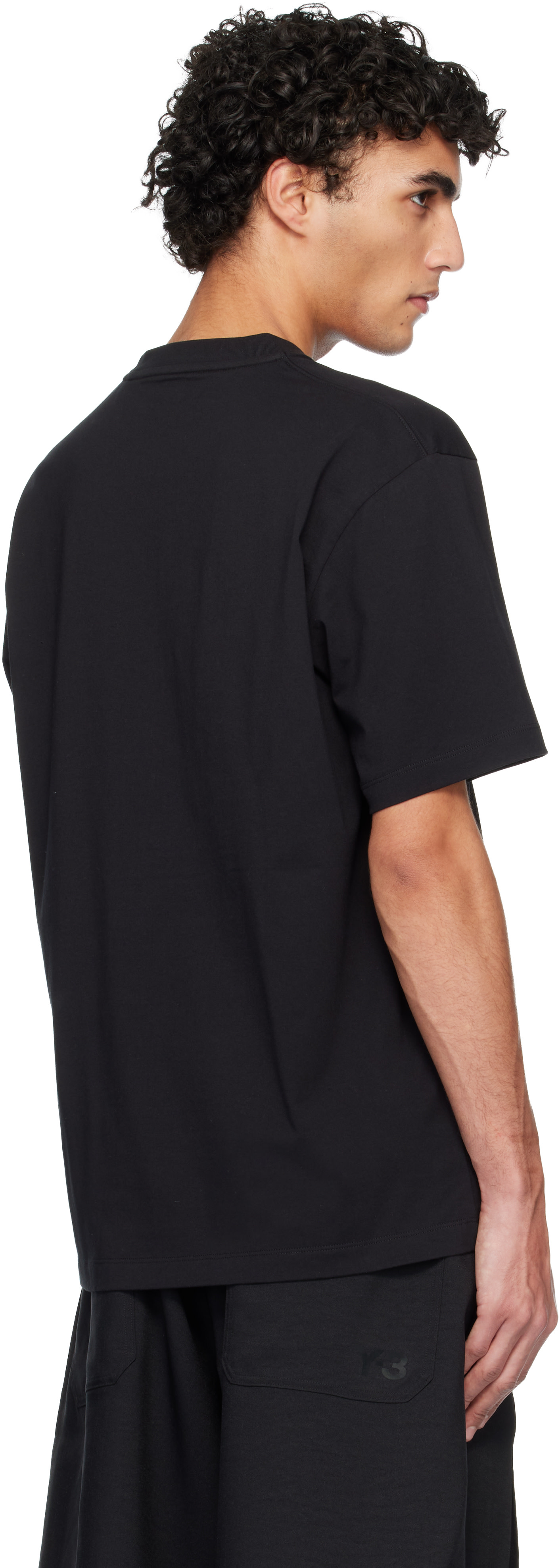 Y-3 - Black GFX Short Sleeve T-shirt