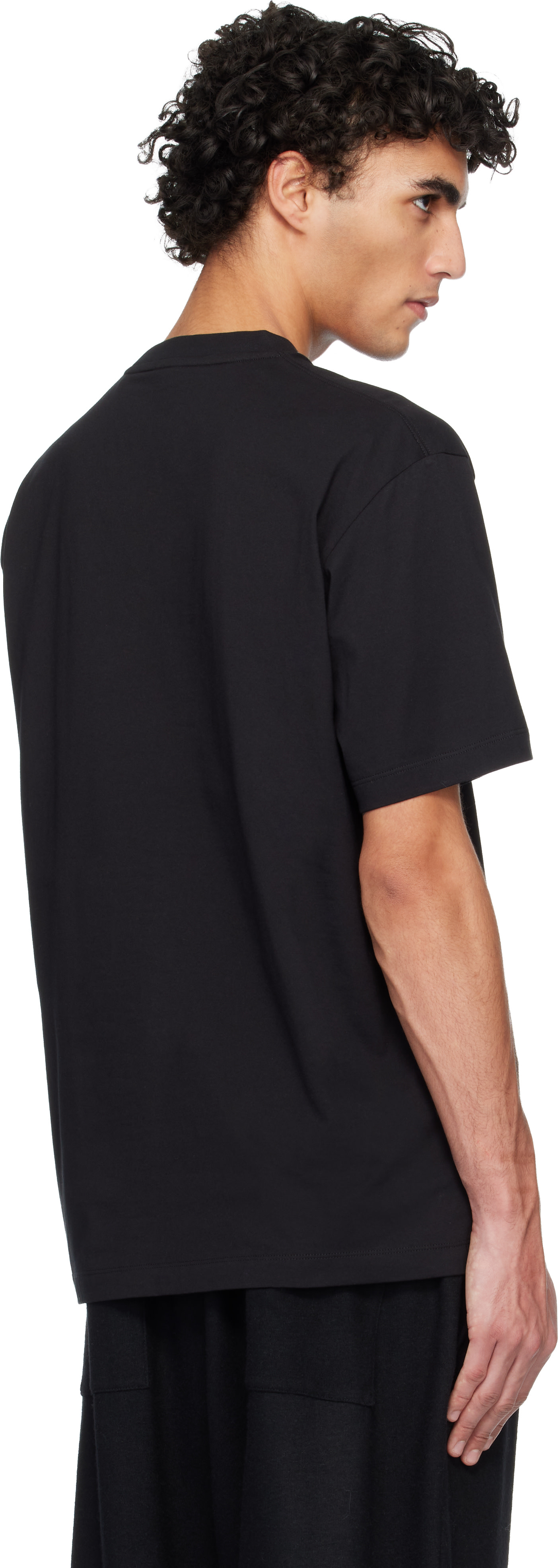 Y-3 - Black Regular Short Sleeve T-shirt