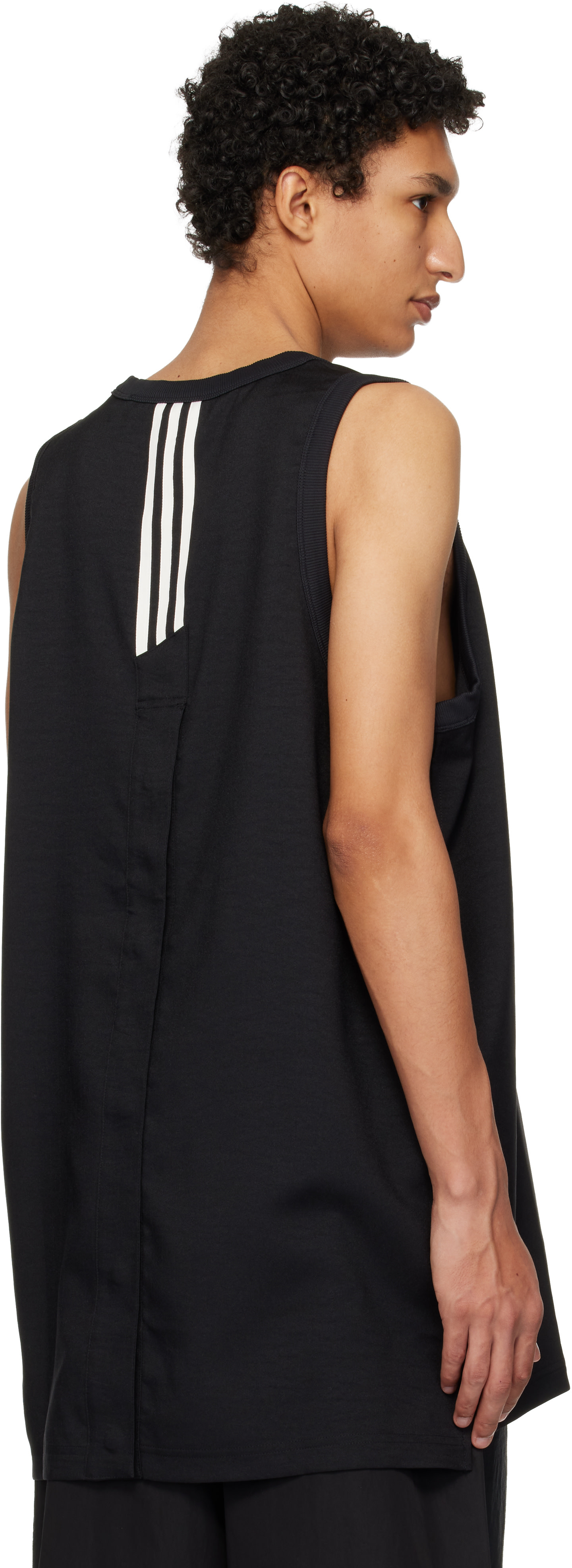 Y-3: ブラック Elegant Basketball Jersey タンクトップ | SSENSE 日本
