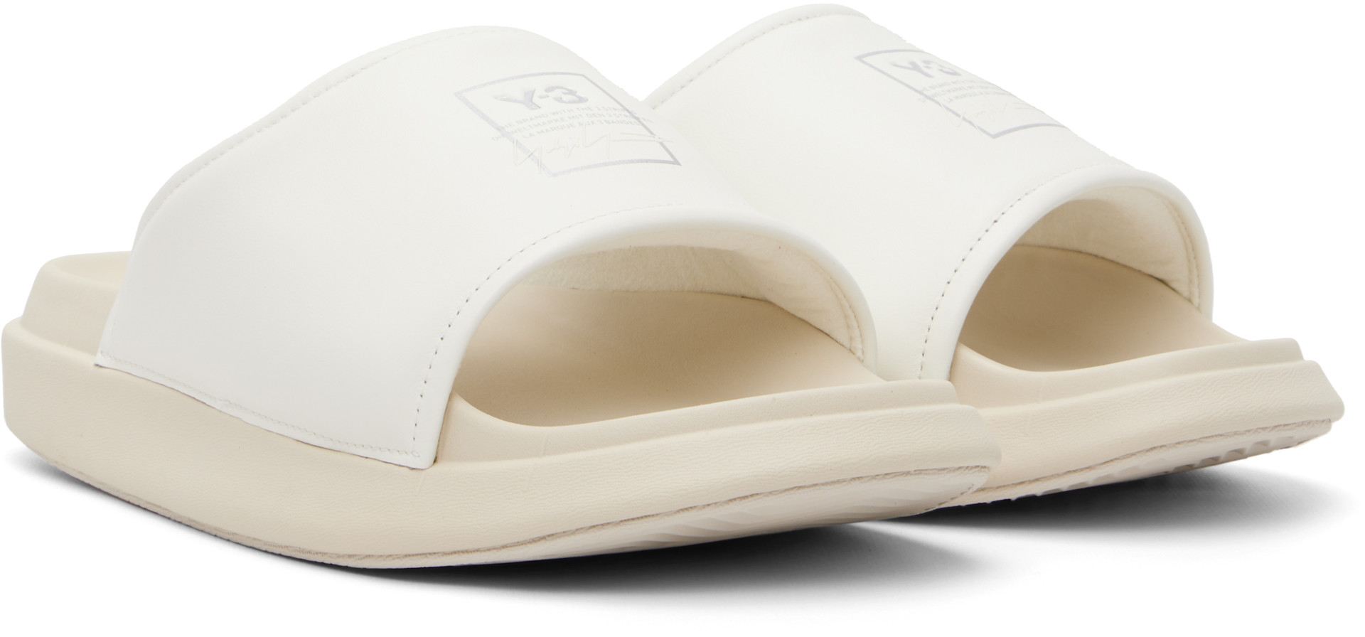 Y-3 - オフホワイト Y-3 スライド