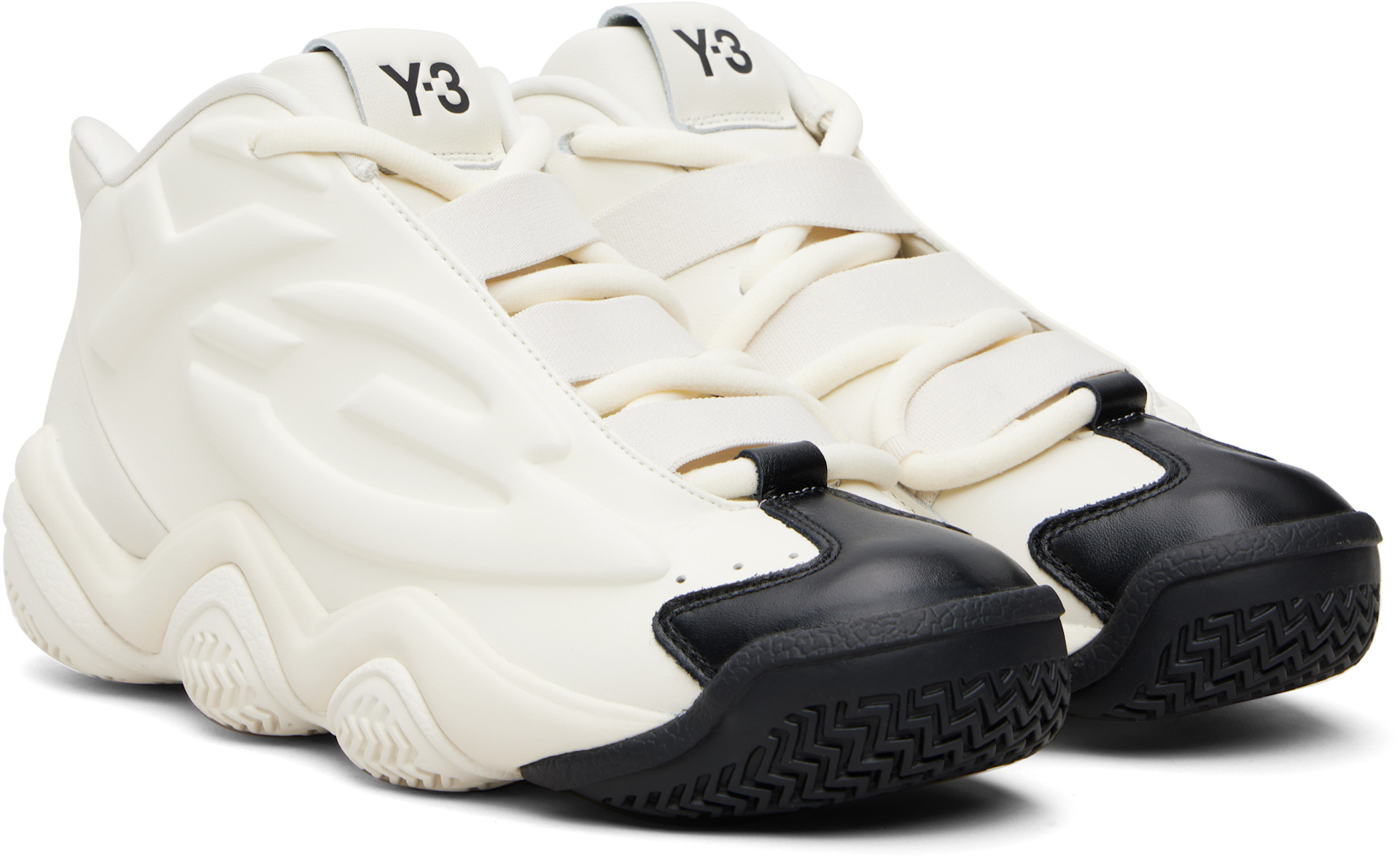 Y-3 - オフホワイト Megaball スニーカー