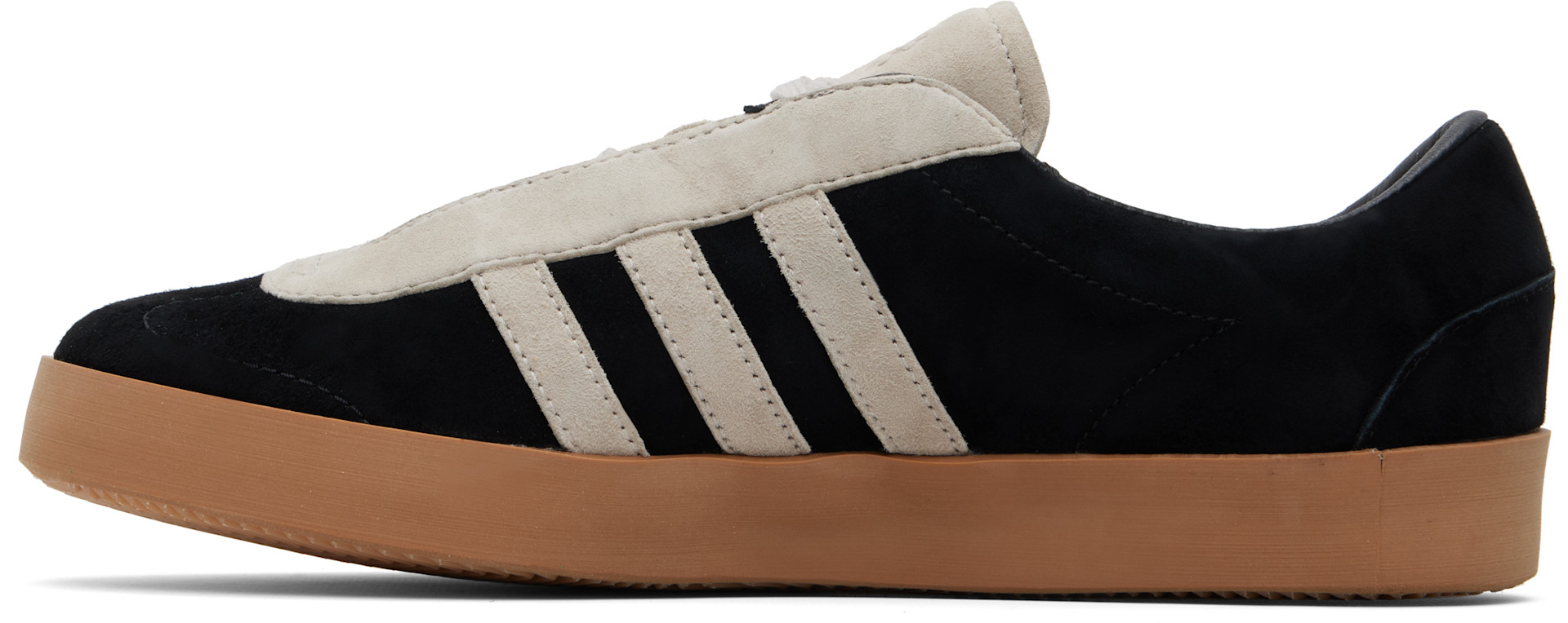 Y-3 - Baskets Gazelle noir et gris