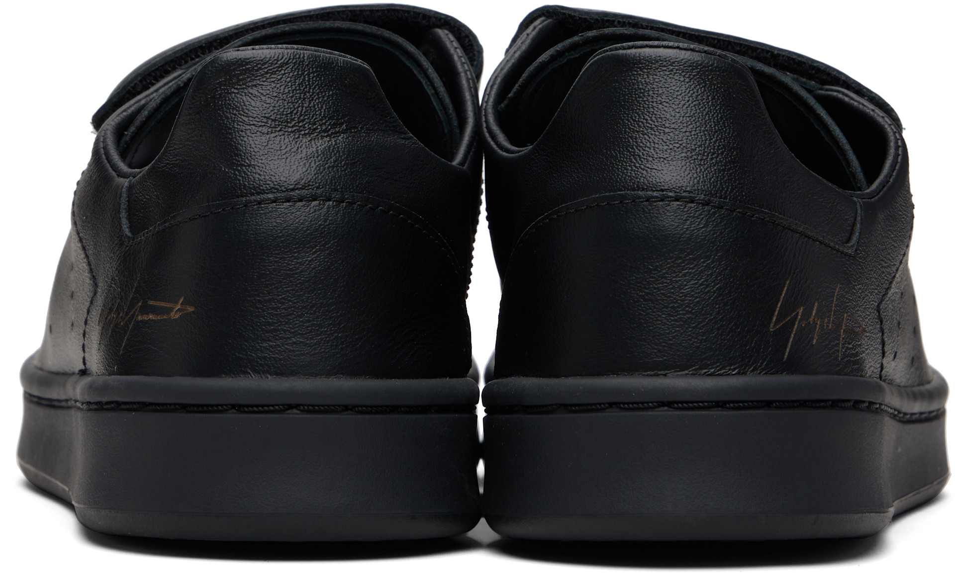 Y-3 - Baskets Stan Smith noires à brides à Velcro