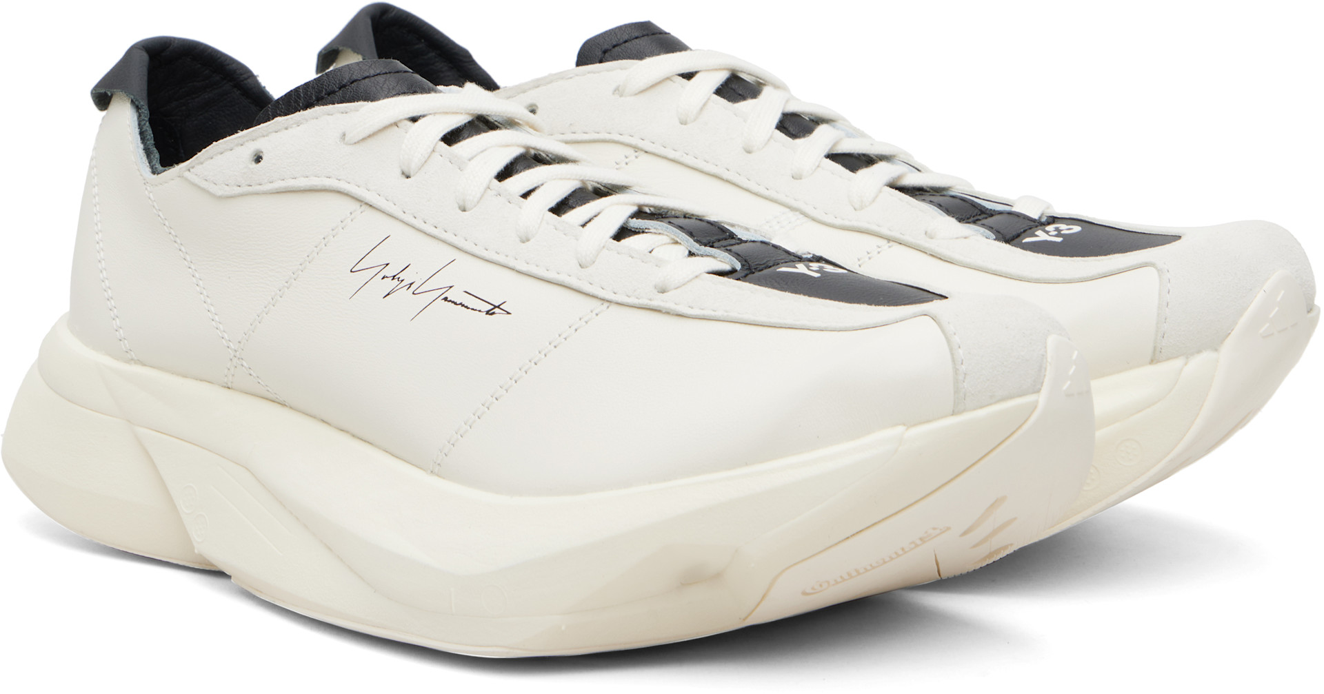 Y-3 - 오프 화이트 아디오스 프로 3.0 LX 스니커즈