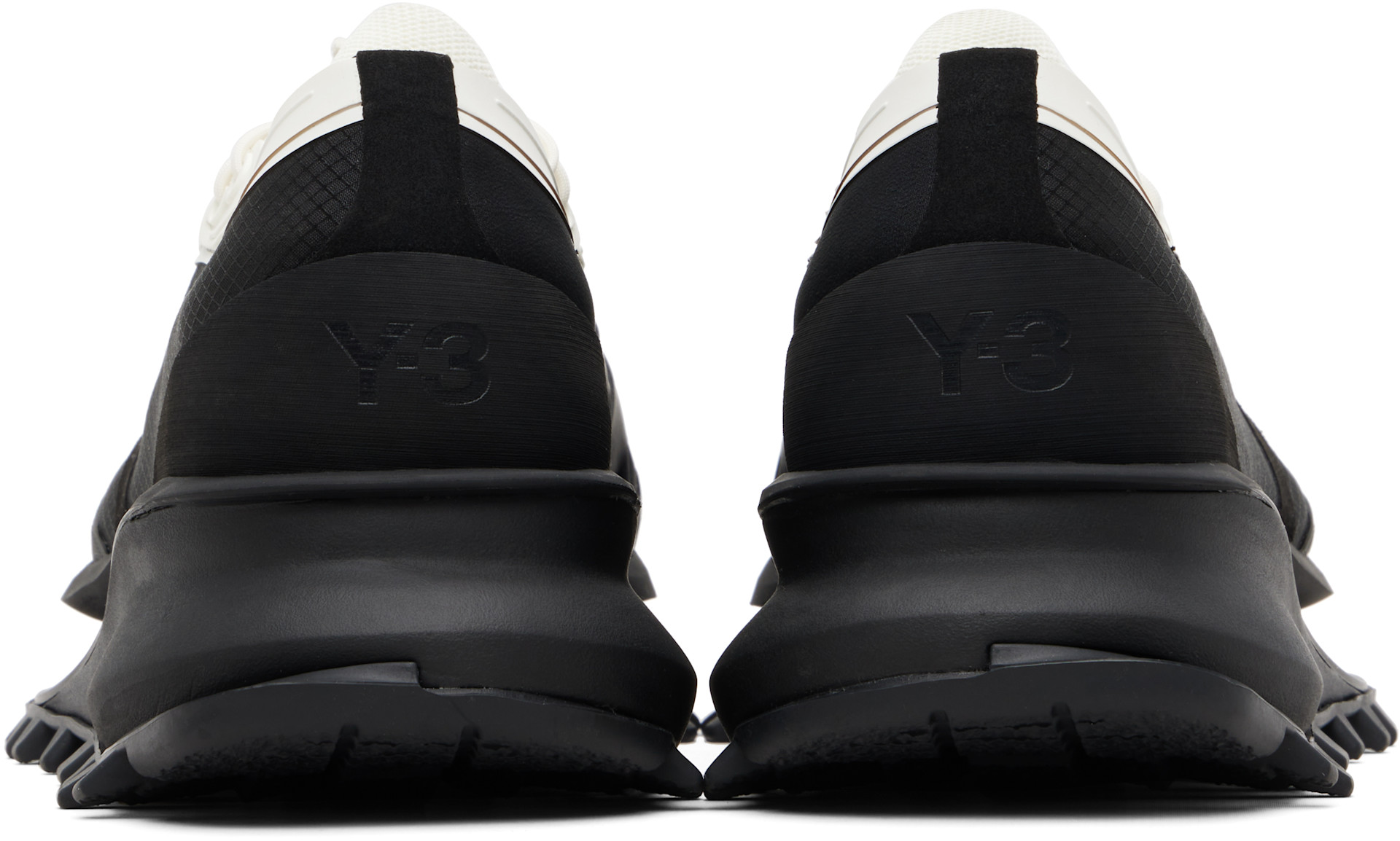 Y-3: Black & Off-White S-Gendo Trail Sneakers | SSENSE