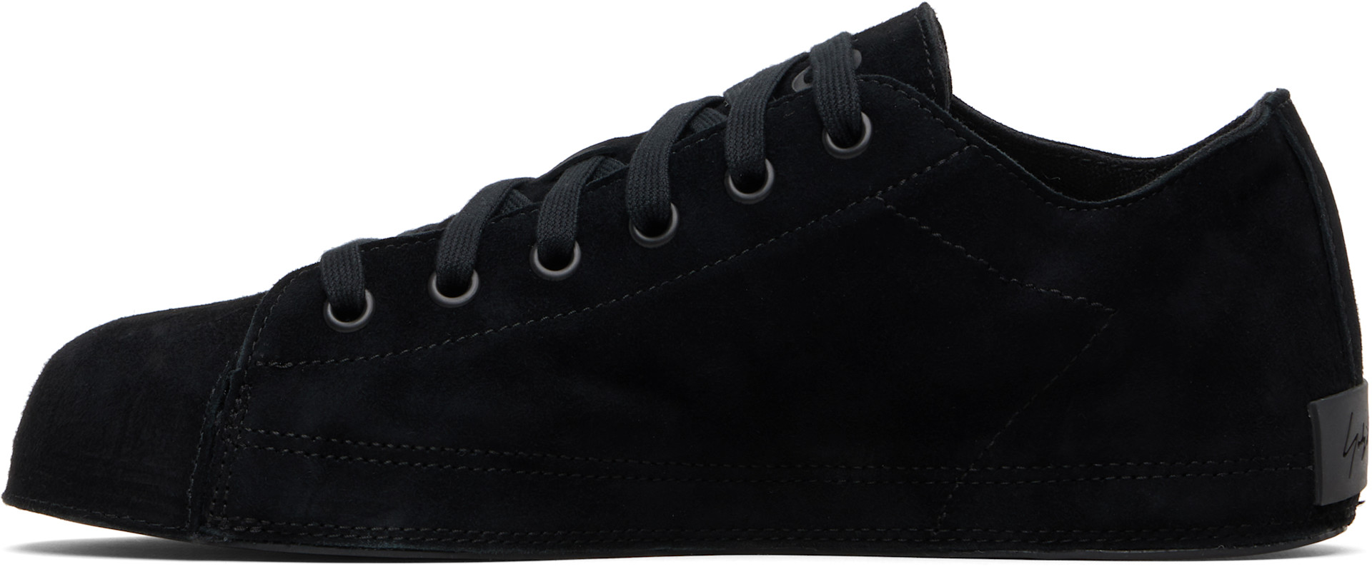 Y-3 - 블랙 스웨이드 니짜스타 로우탑 스니커즈