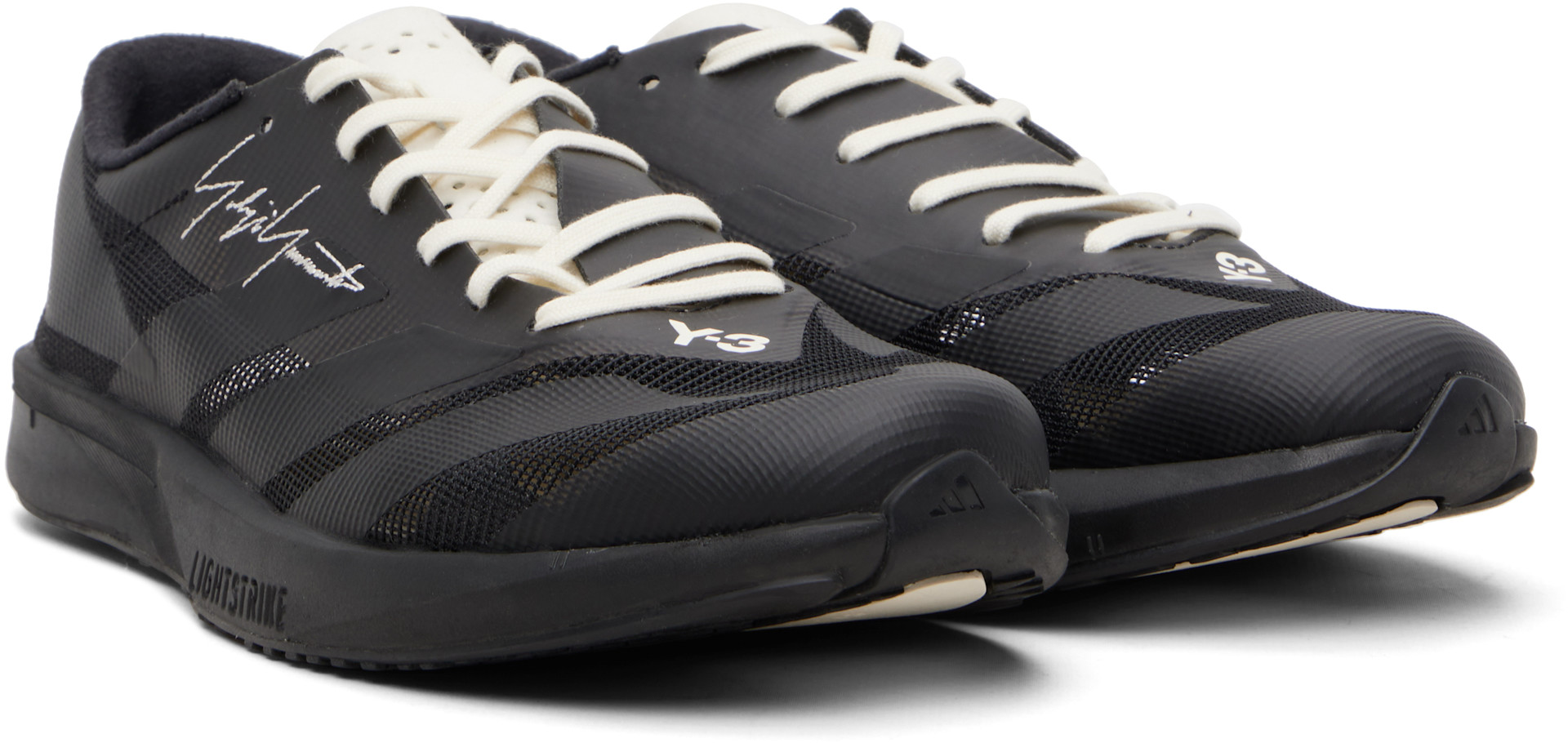 Y-3: Black Adizero RC6 Sneakers | SSENSE