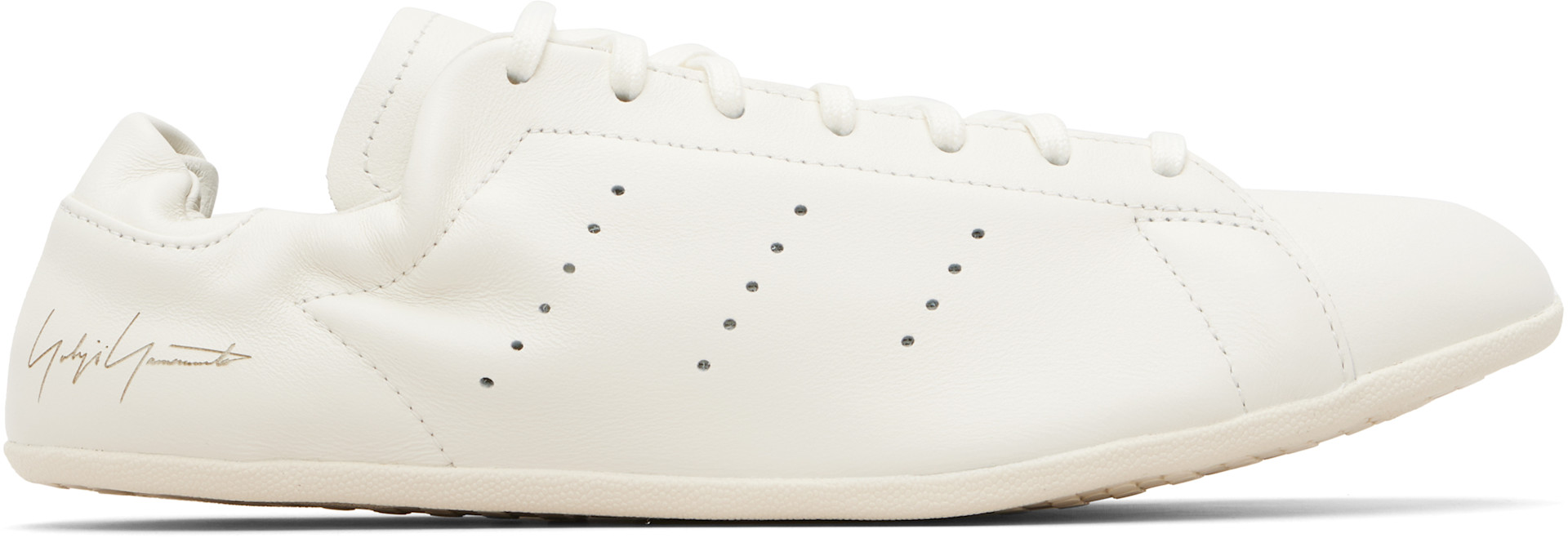 Y-3 - Baskets basses Stan Smith Pro blanc cassé - Y-3