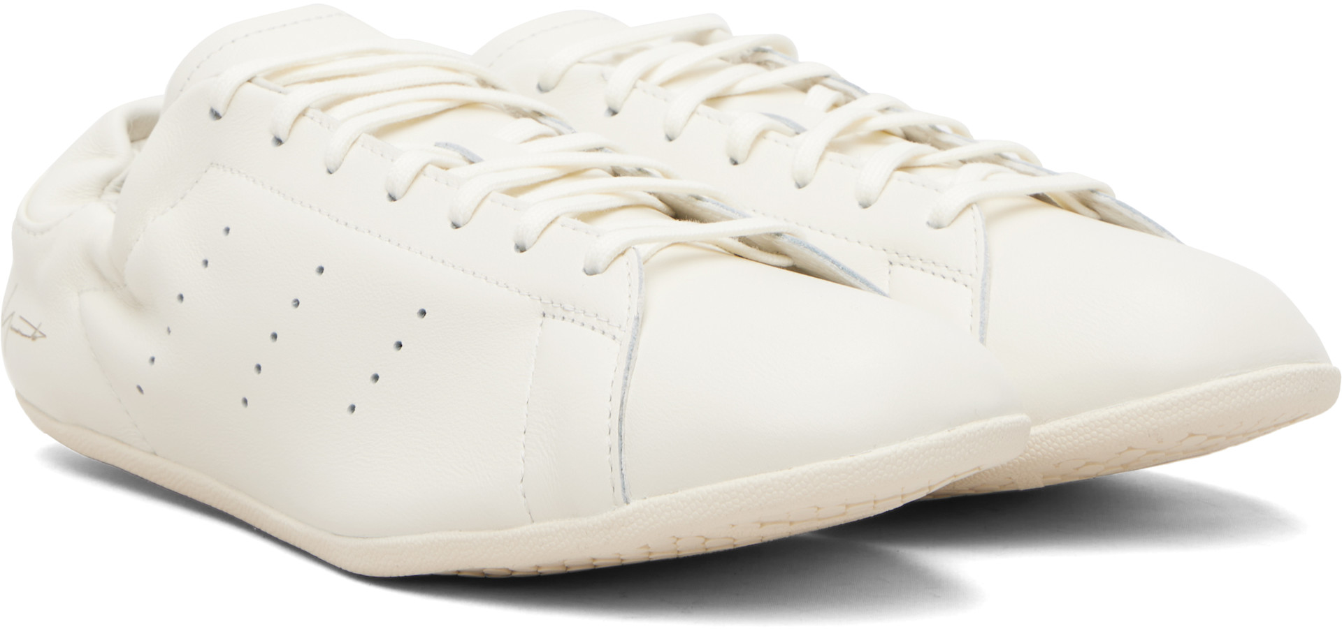 Y-3 - Baskets basses Stan Smith Pro blanc cassé - Y-3