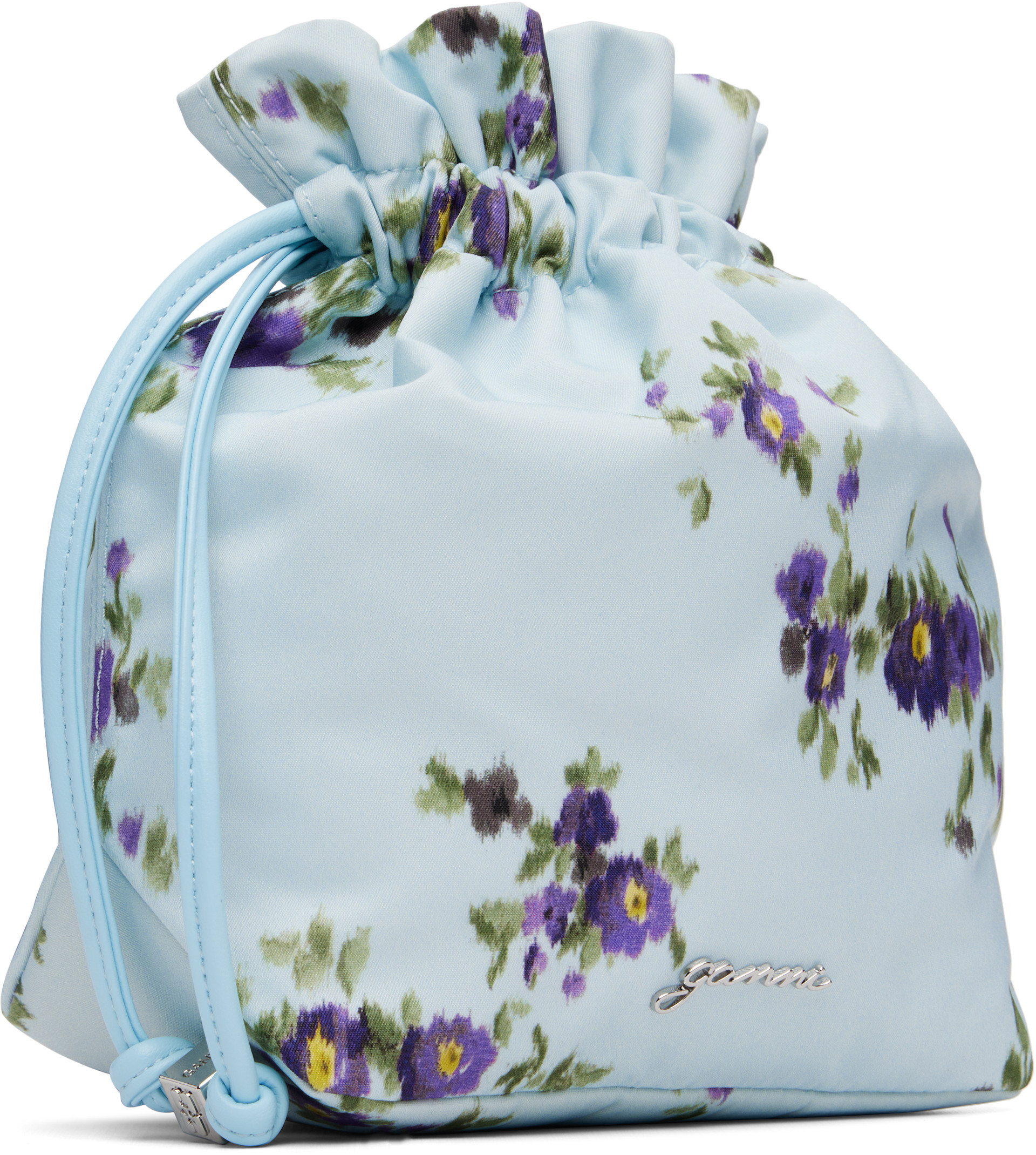 GANNI - Blue Printed Pouch