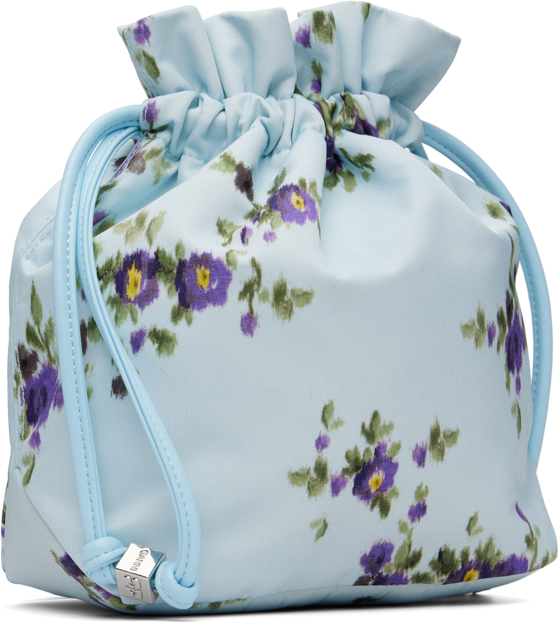 GANNI - Blue Printed Pouch