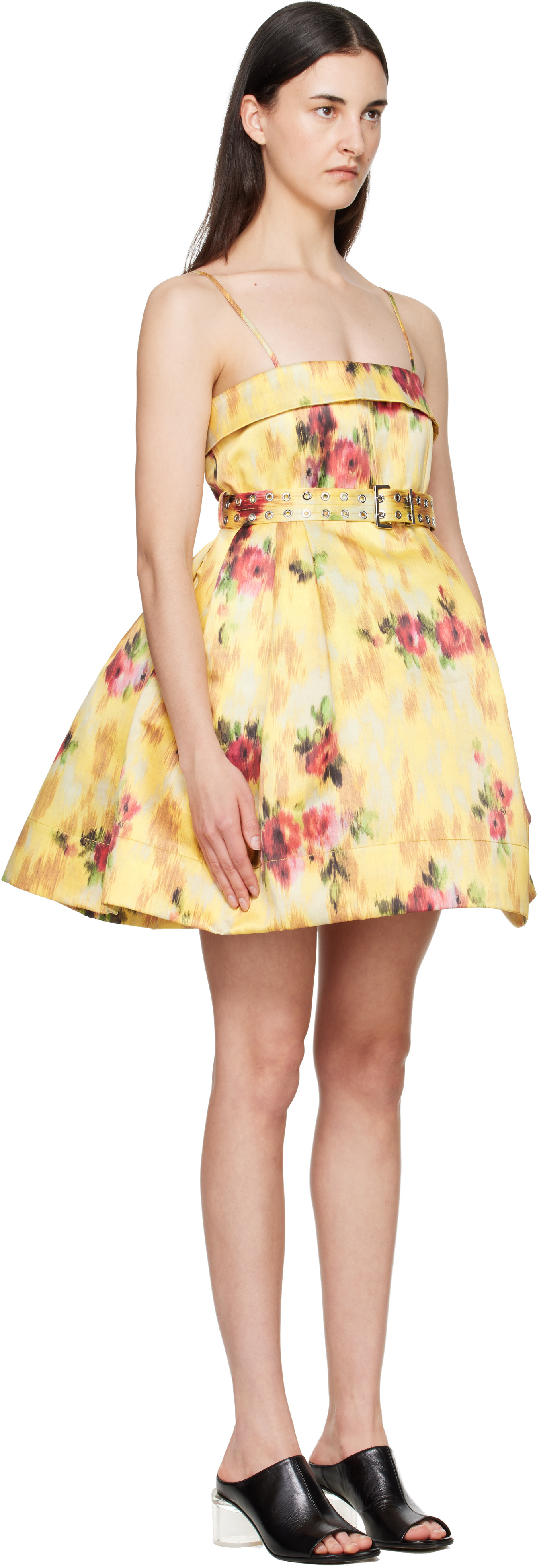 women's light pink off shoulder dress for the summer Either Way Mini Charlie White Tallboy | Style:D885BCLMEDSLJY Open Sleeve dress 90 cm WAIST 25