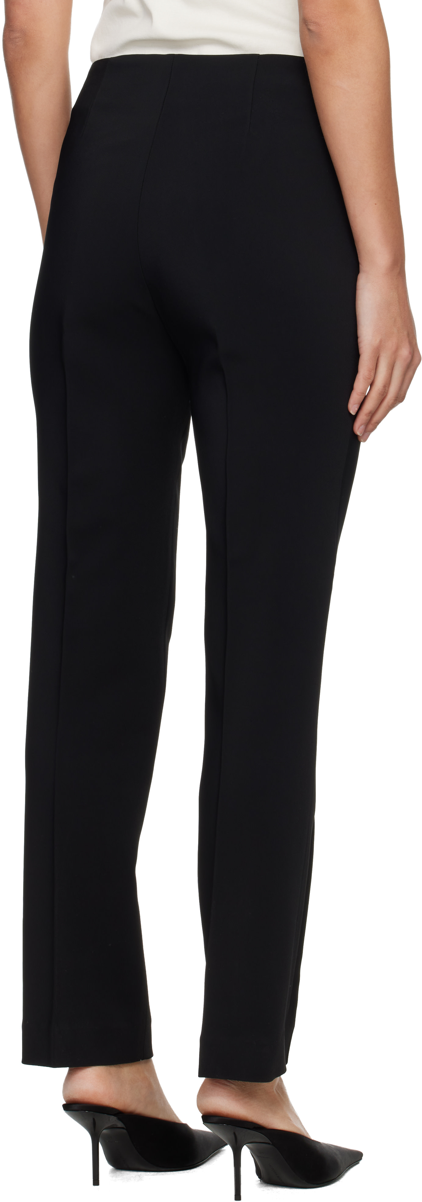 Róhe - Pantalon-cigarette noire
