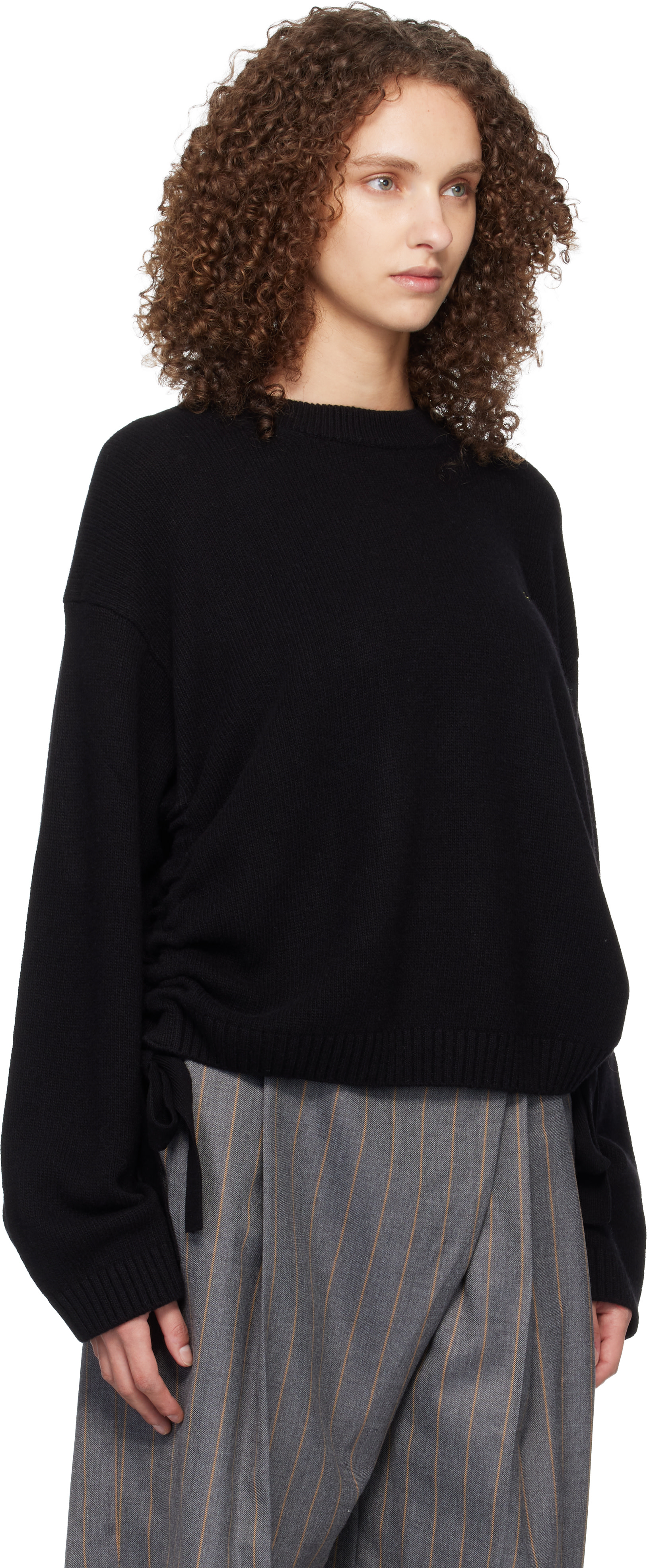 GANNI - Pull noir en laine