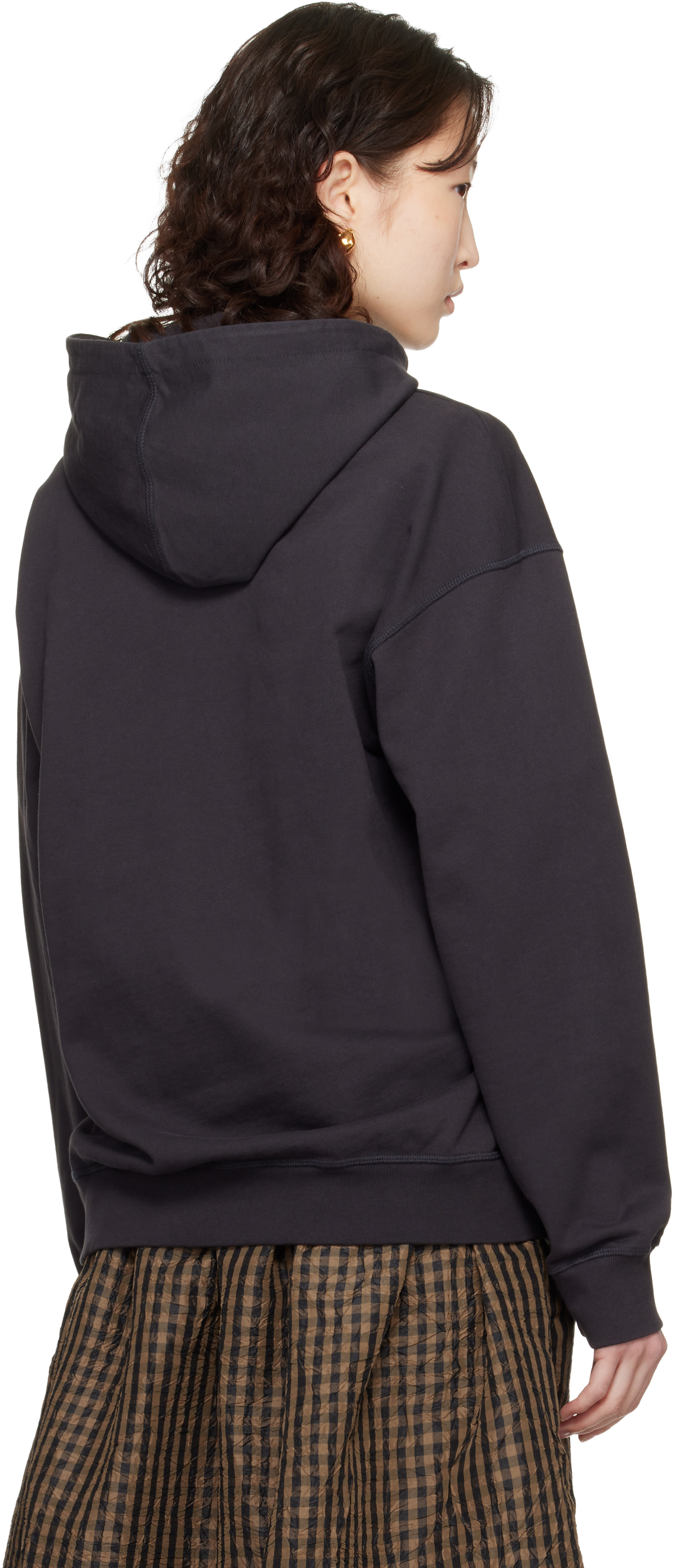GANNI - Pull à capuche noir à image de bananes - Isoli