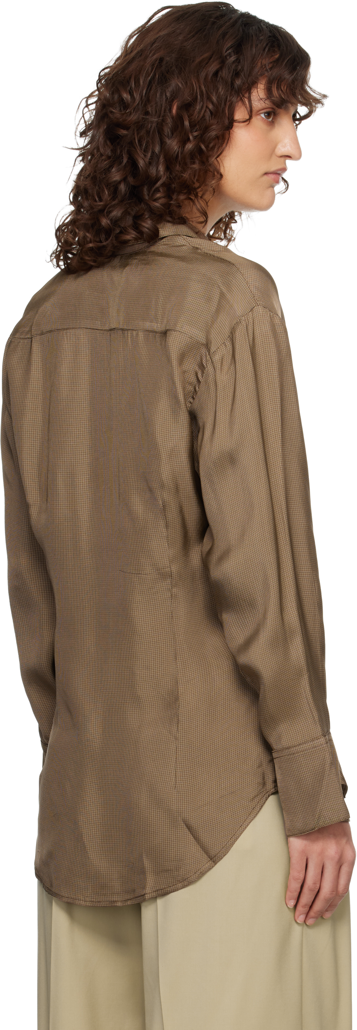 Róhe - Chemise décontractée brune