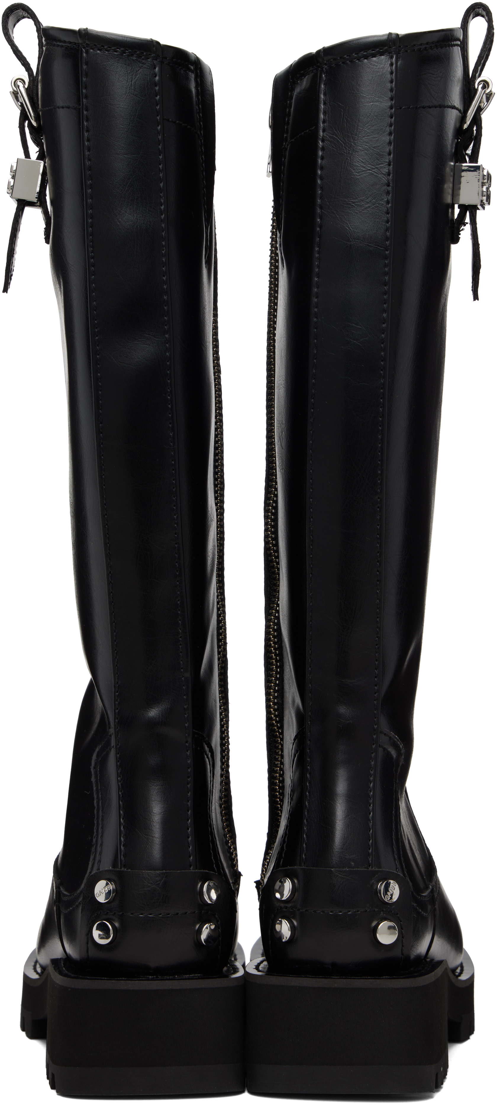 GANNI - Bottes hautes noires