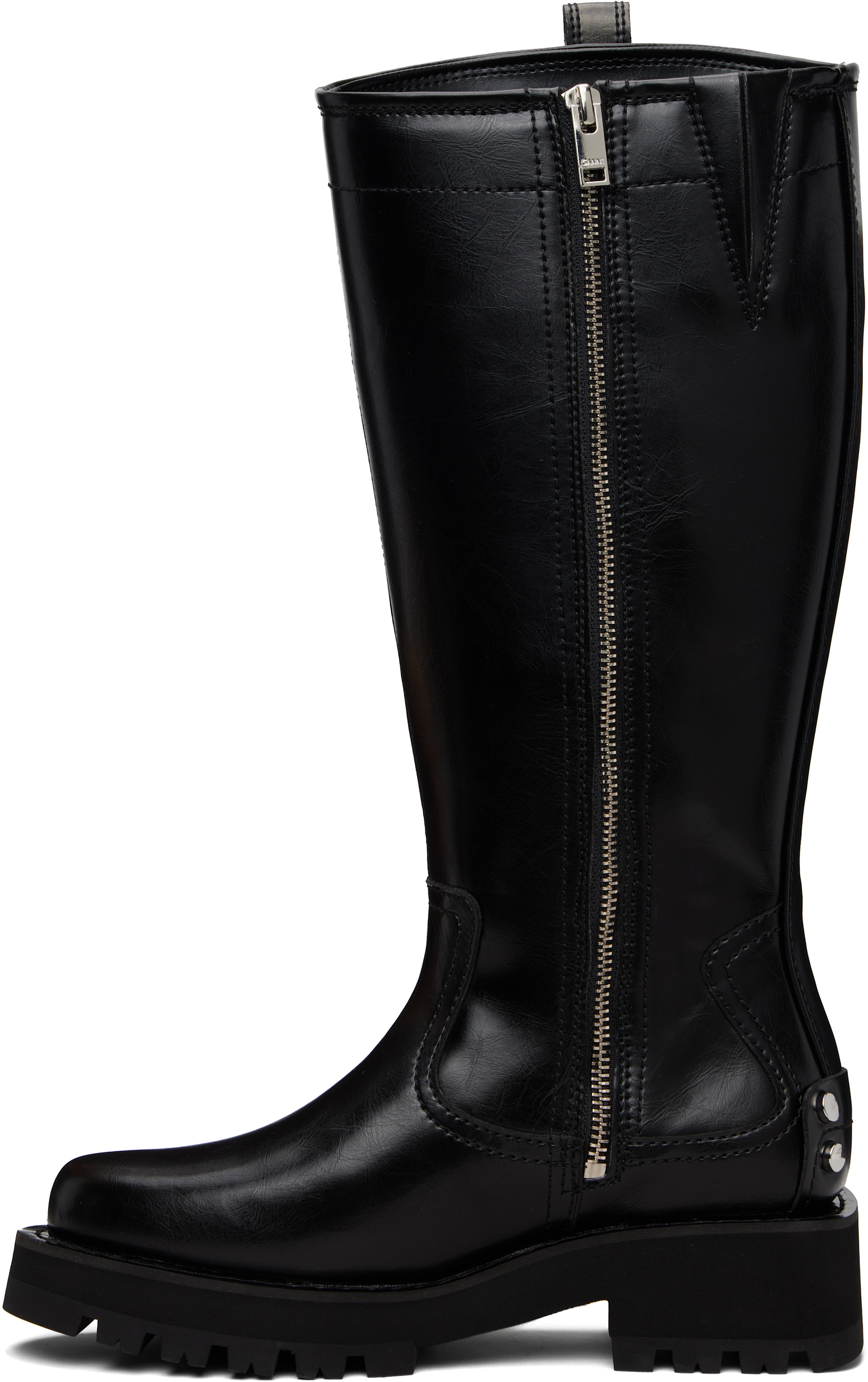 GANNI - Bottes hautes noires