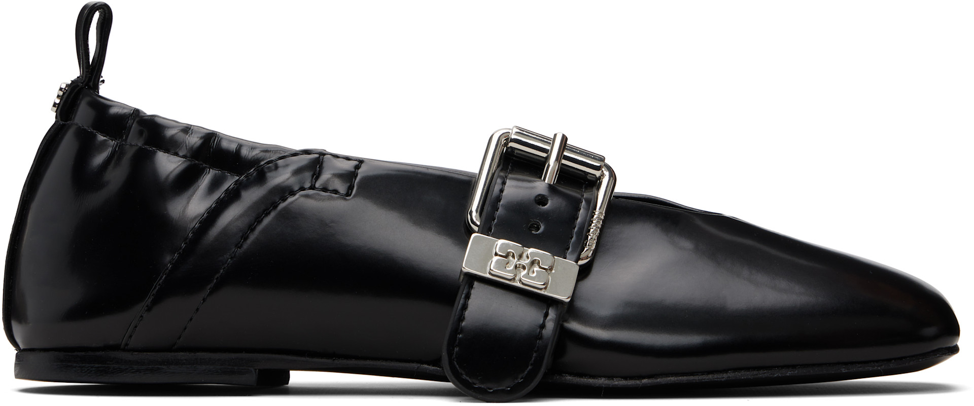 GANNI - Ballerines Sue noires