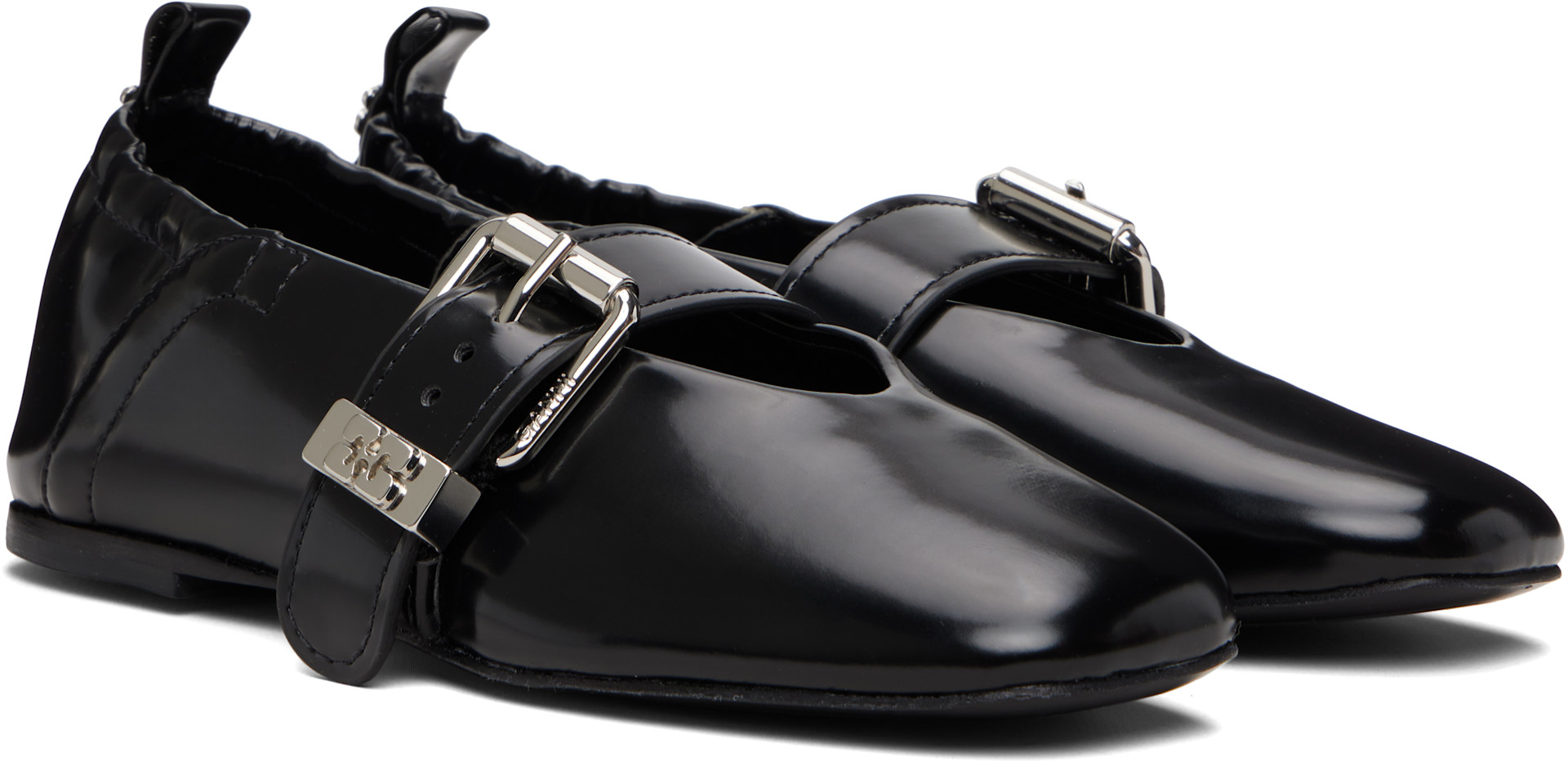 GANNI - Ballerines Sue noires