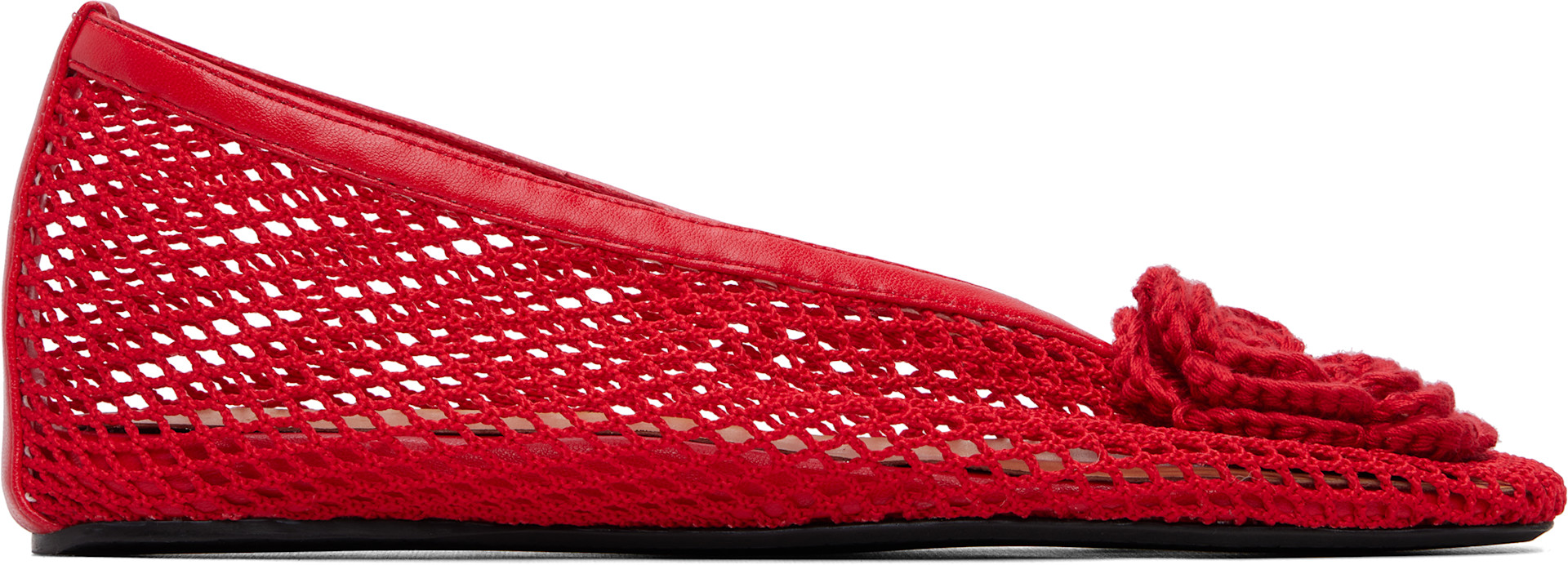 GANNI - Ballerines Jenny rouges