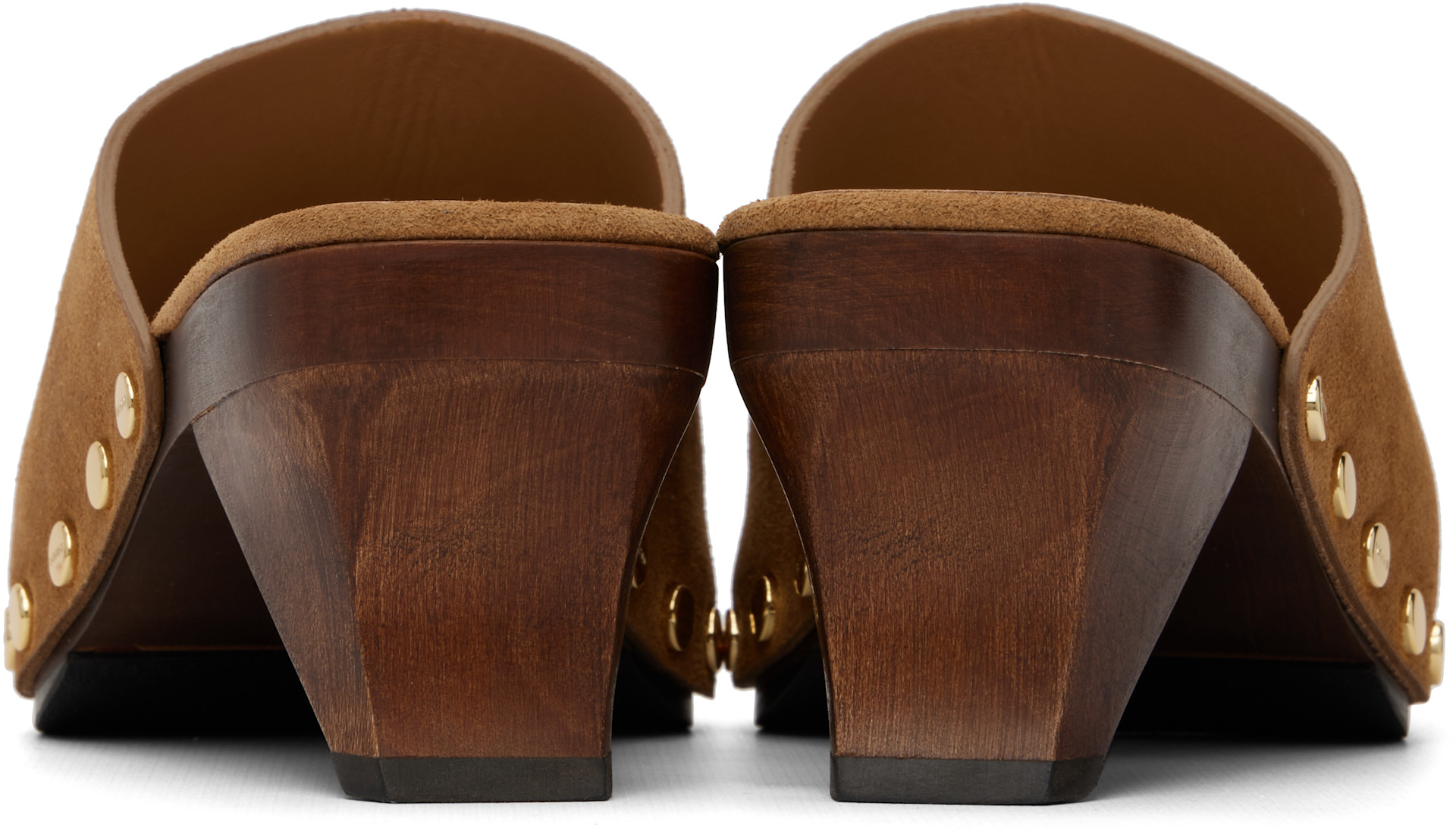 靴 _Fot wood heel mules octagon _Fot wood heel mules octagon 【公式通販】