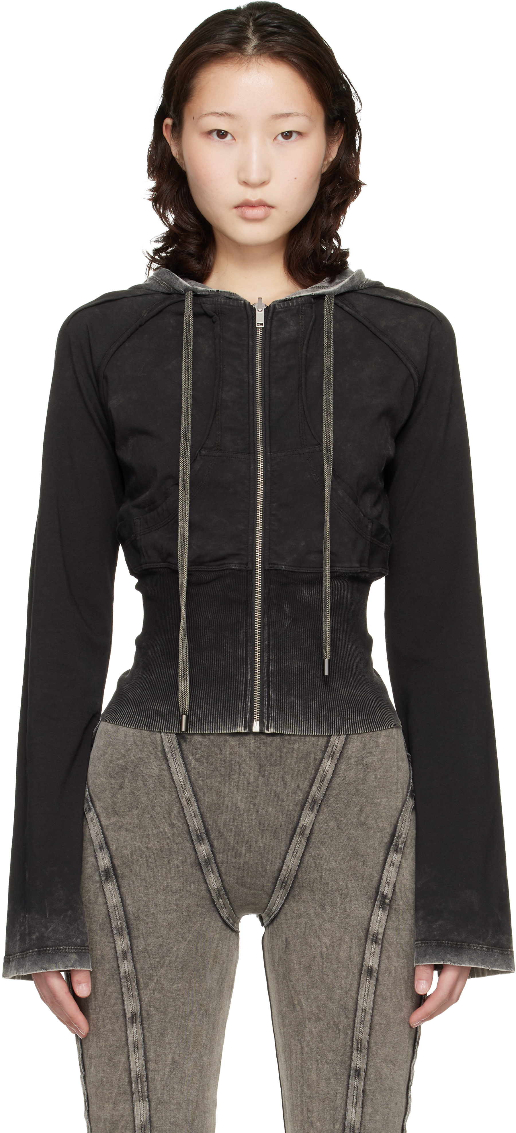 KNWLS - Pull à capuche Bellona noir
