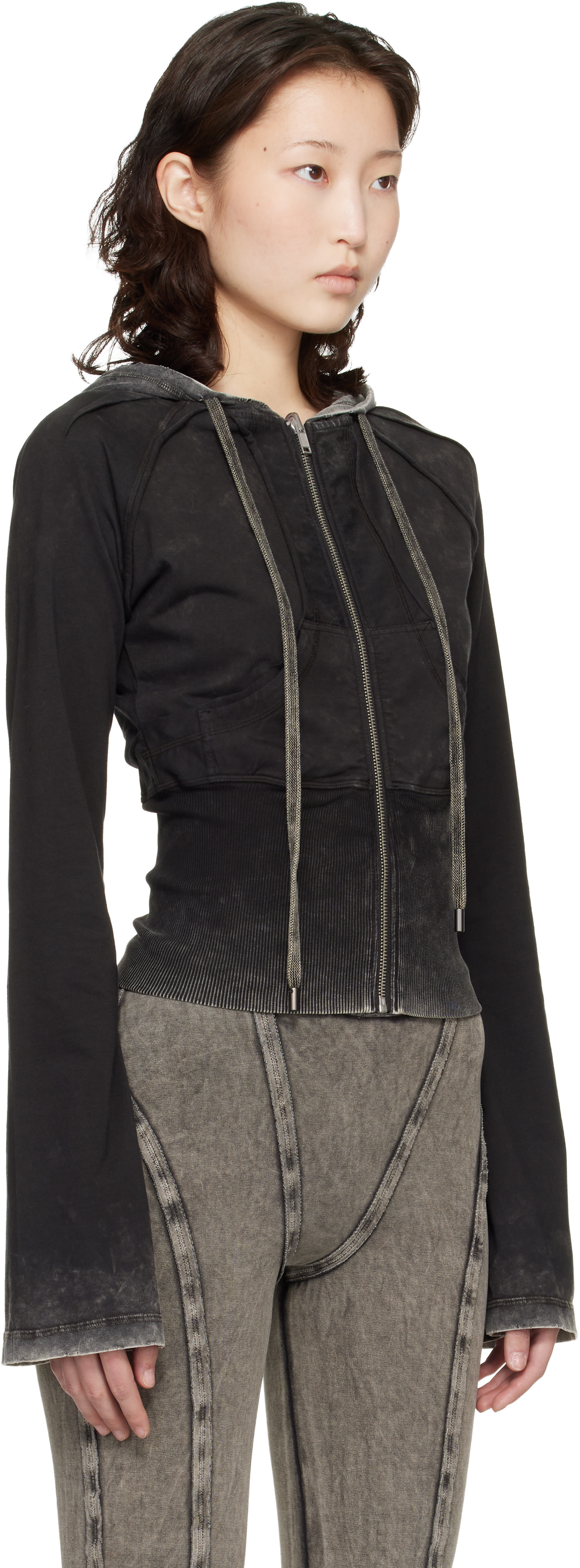 KNWLS - Pull à capuche Bellona noir